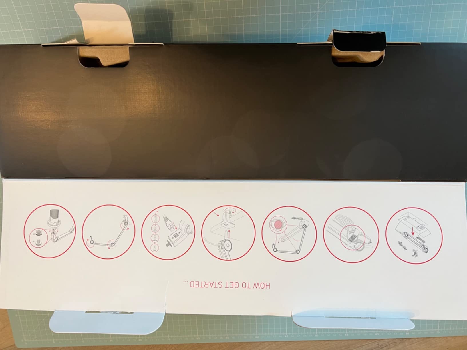 Endlich Ordnung auf dem Tisch