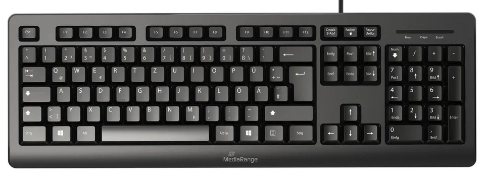mediarange-kabelgebundene-usb-tastatur-qwertz-de-at-schwarz image 1