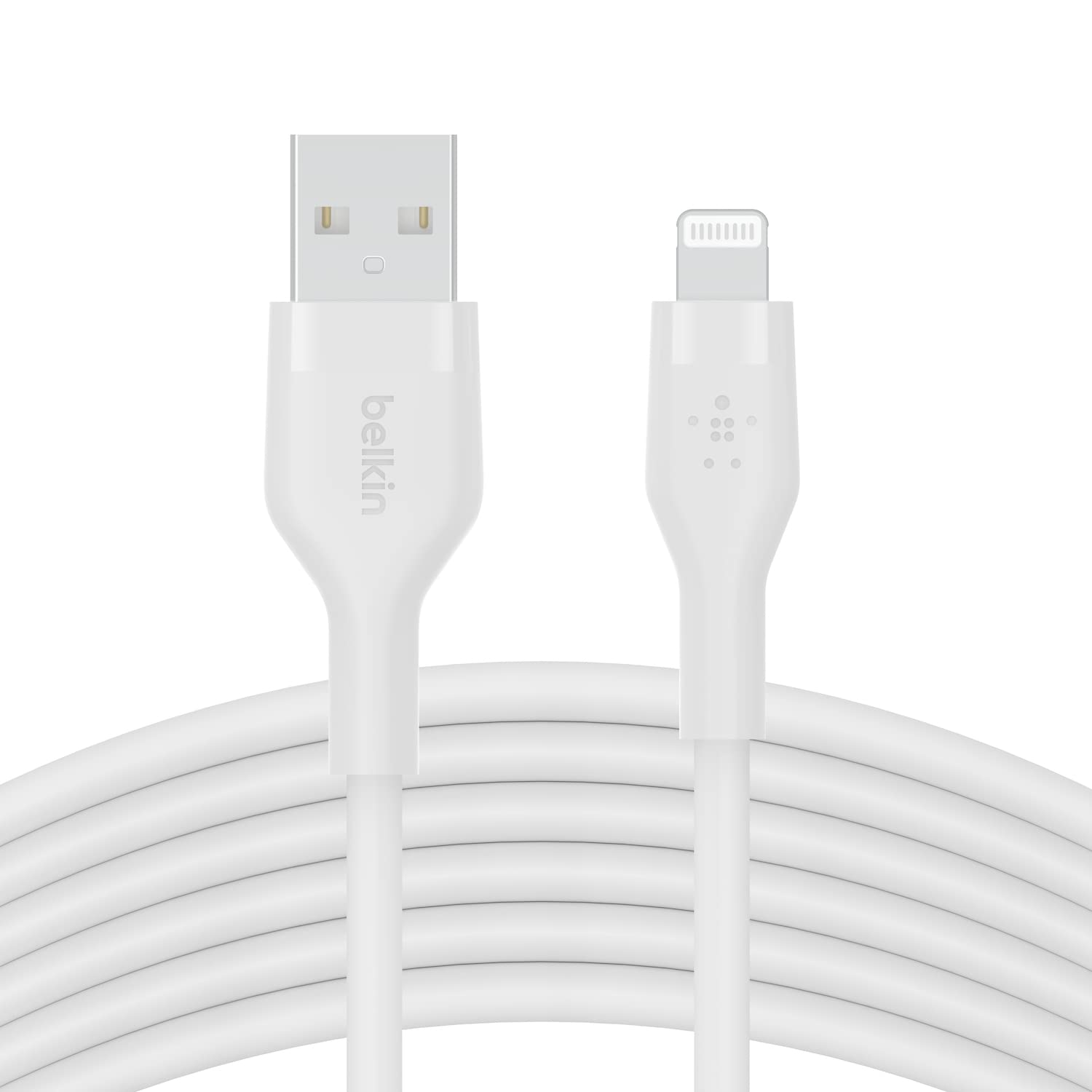 belkin-boostcharge-flex-silikon-usb-a-lightning-kabel-3m-wei image 1