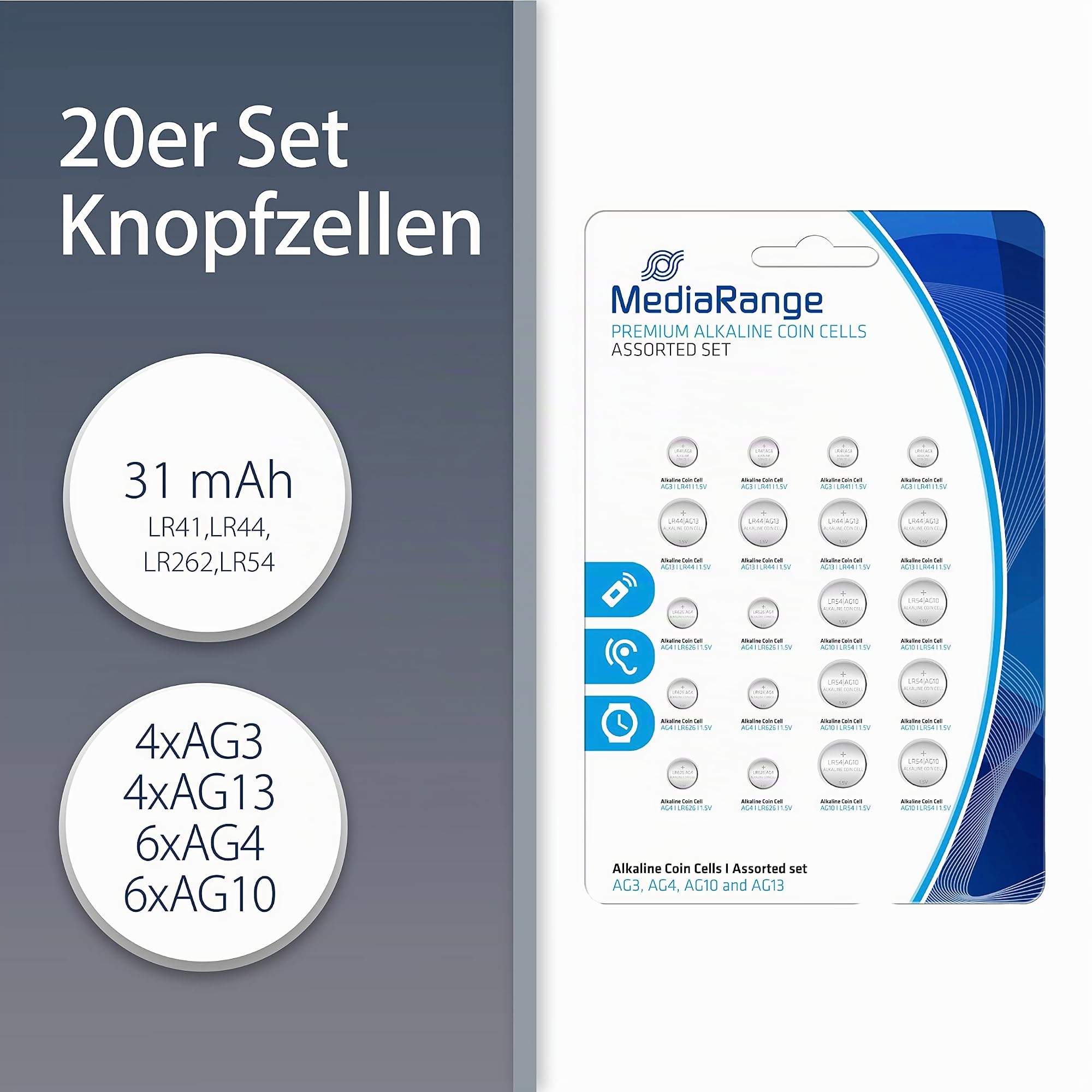 mediarange-alkaline-knopfzellen-set-20er-pack-lr41-lr44-lr626-lr54 image 2