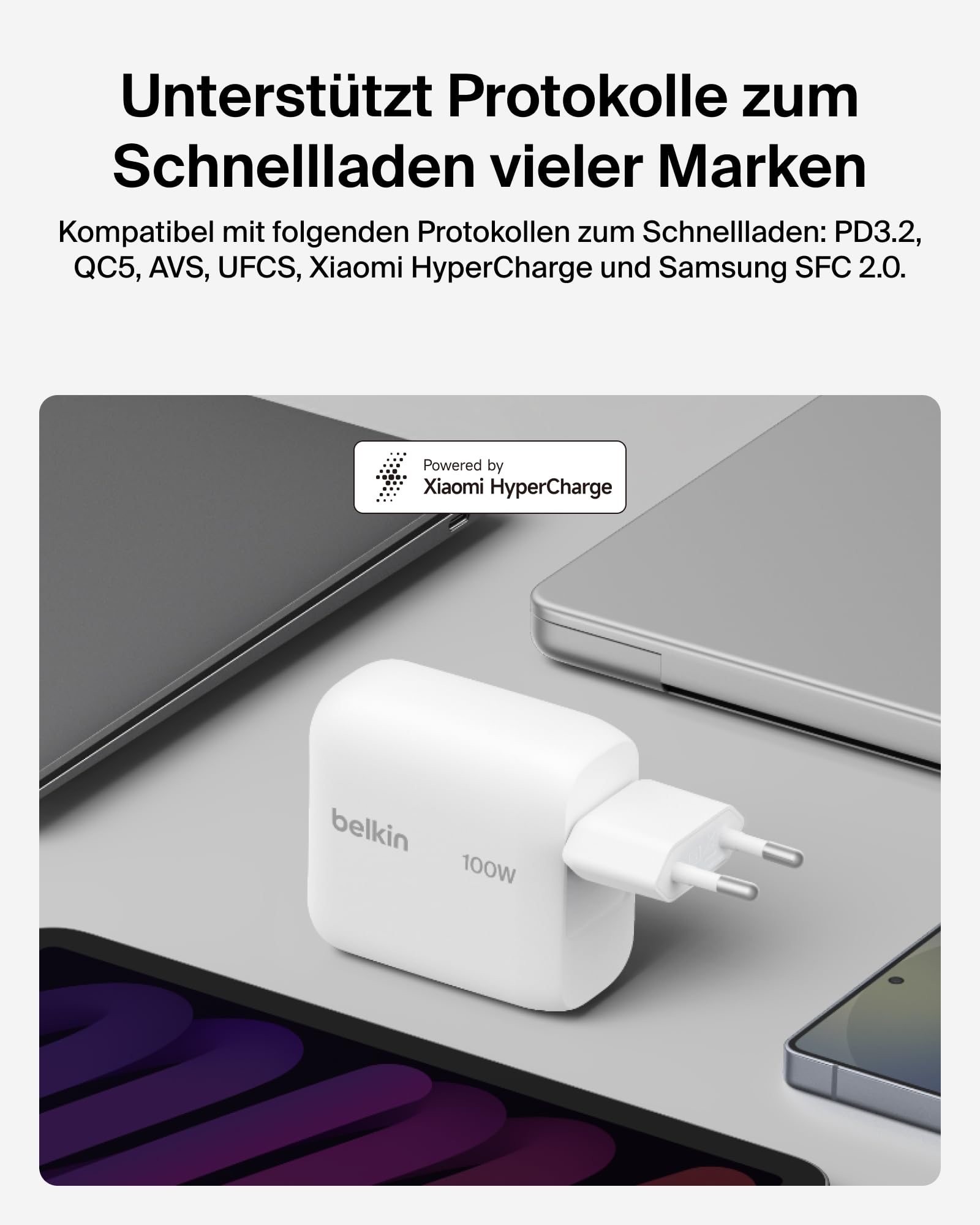 belkin-boostcharge-usb-c-gan-ladeger-t-100w-mit-klappstecker-wei image 4
