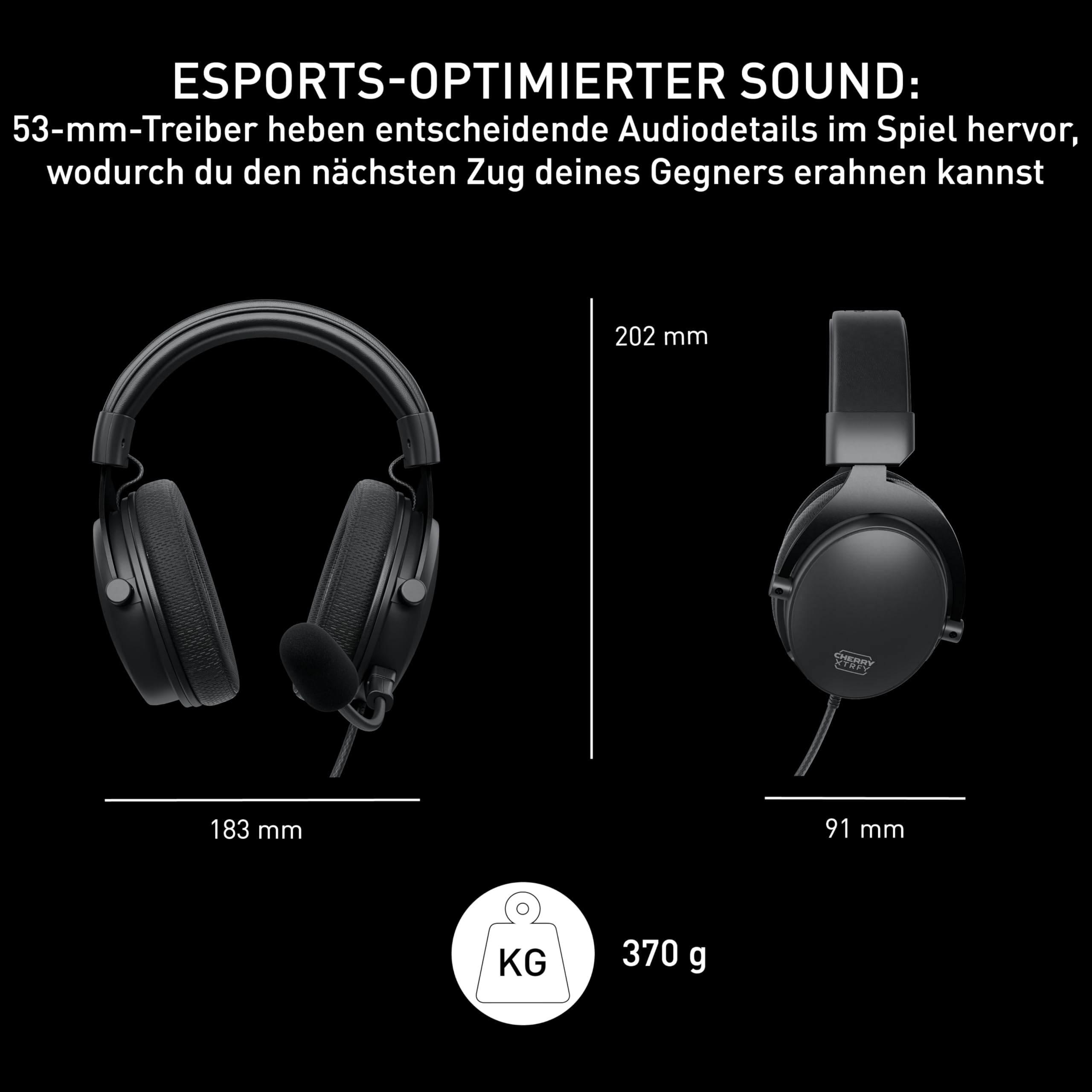 cherry-xtrfy-h2-gaming-headset-schwarz-mit-53-mm-treiber image 2