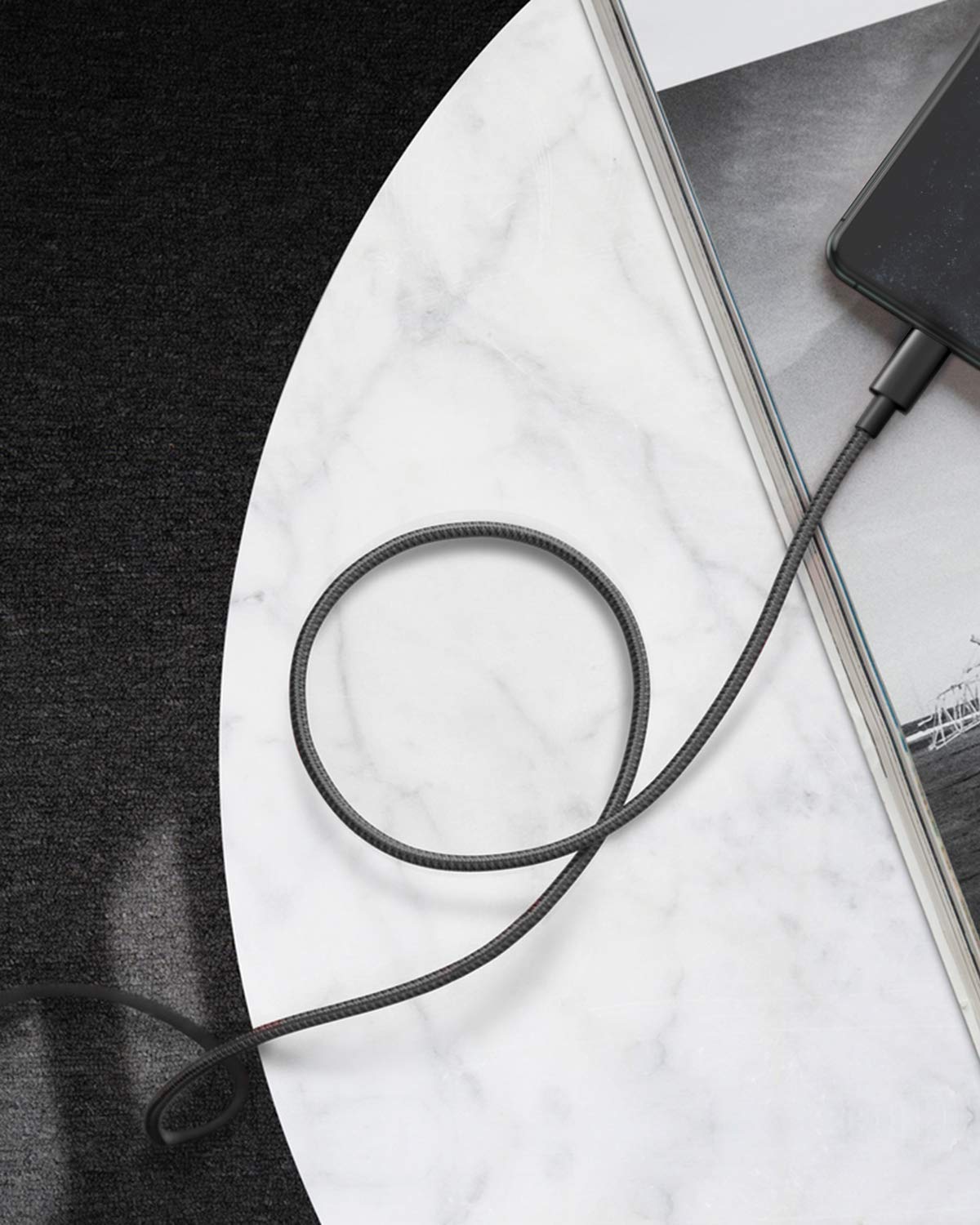 anker-331-usb-c-auf-lightning-kabel-1-8m-nylon-mfi-schwarz image 6