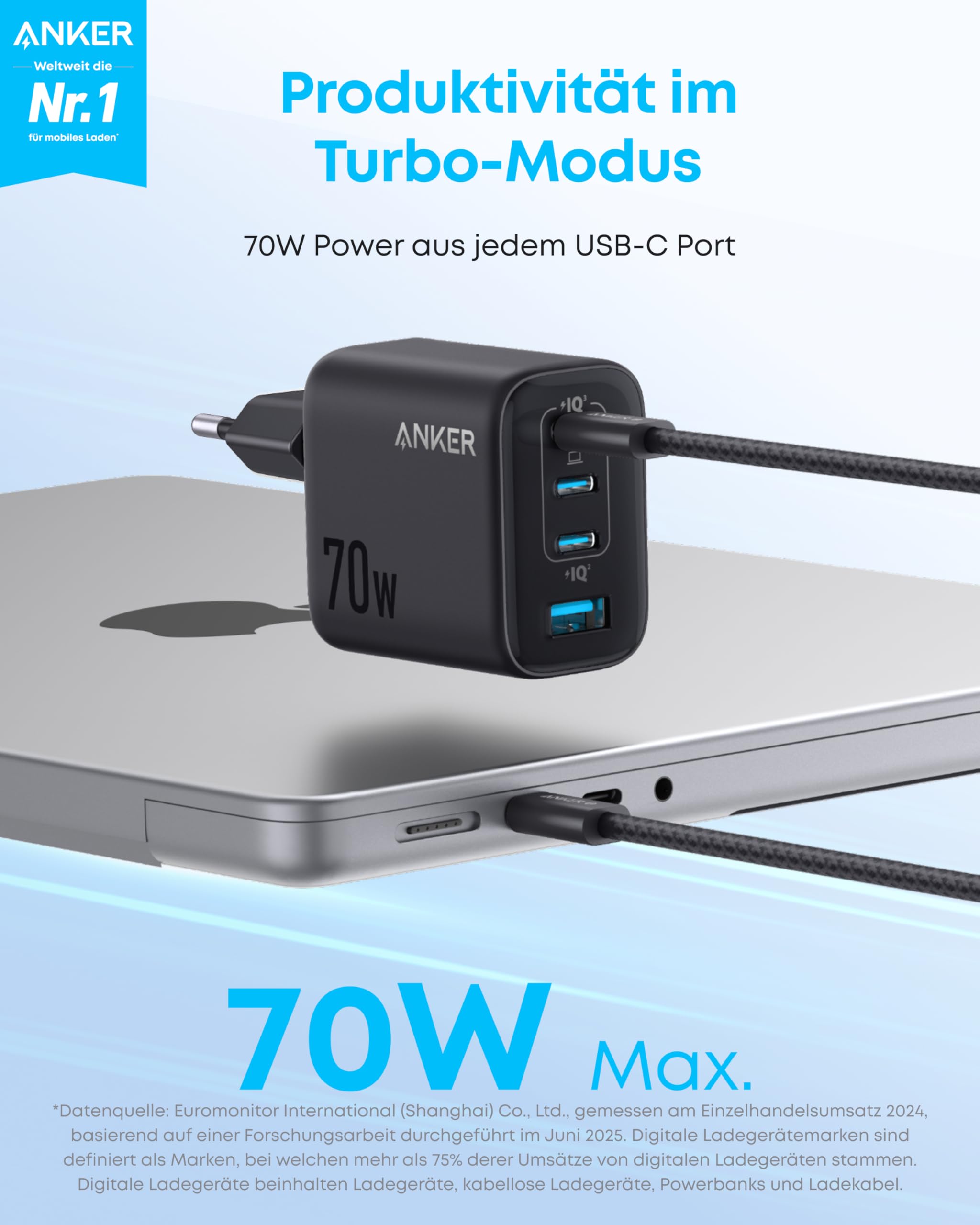 anker-zolo-70w-usb-c-ladeger-t-4-port-netzteil-3x-usb-c-usb-a image 2