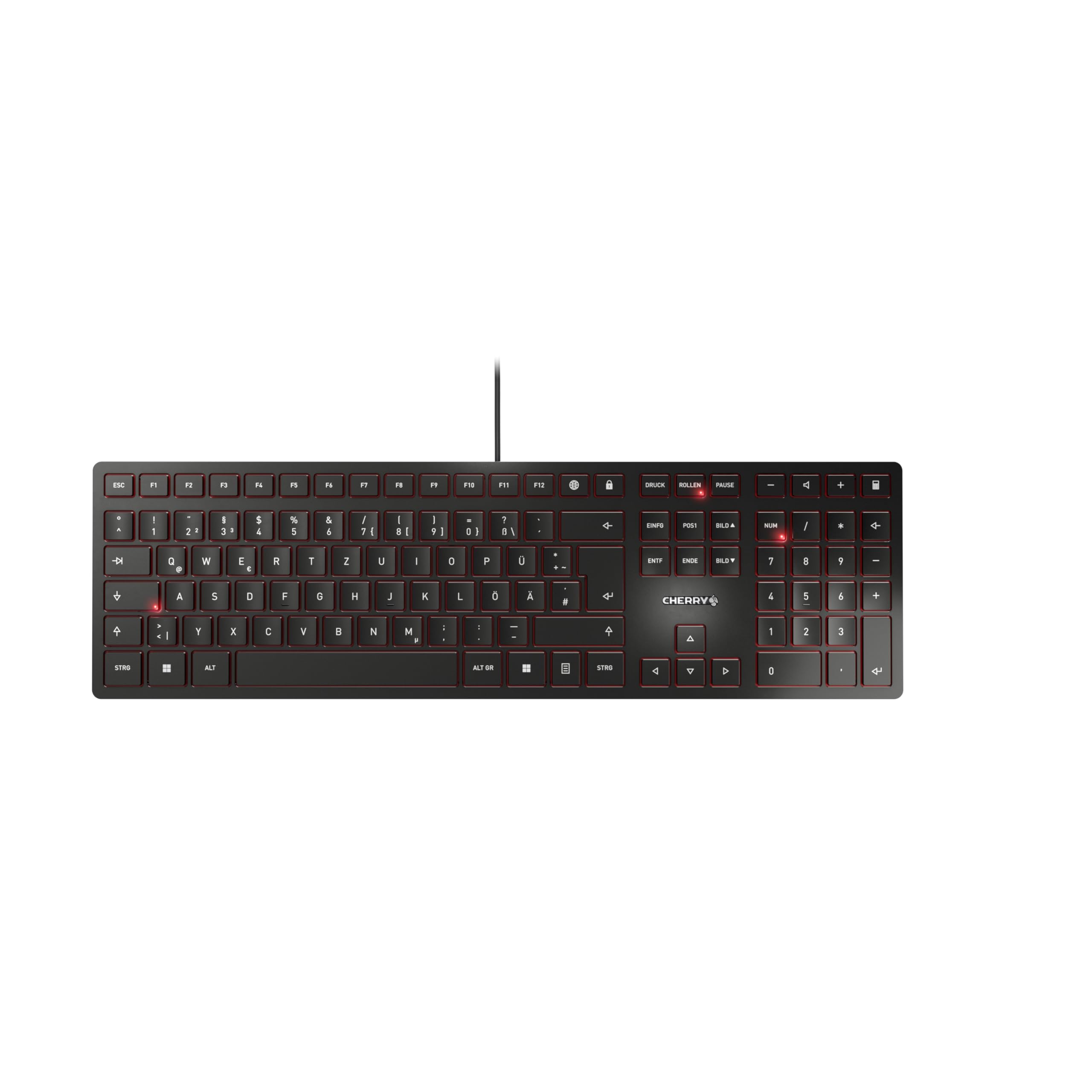 cherry-kc-6000-slim-usb-tastatur-qwertz-schwarz-kabelgebunden image 1