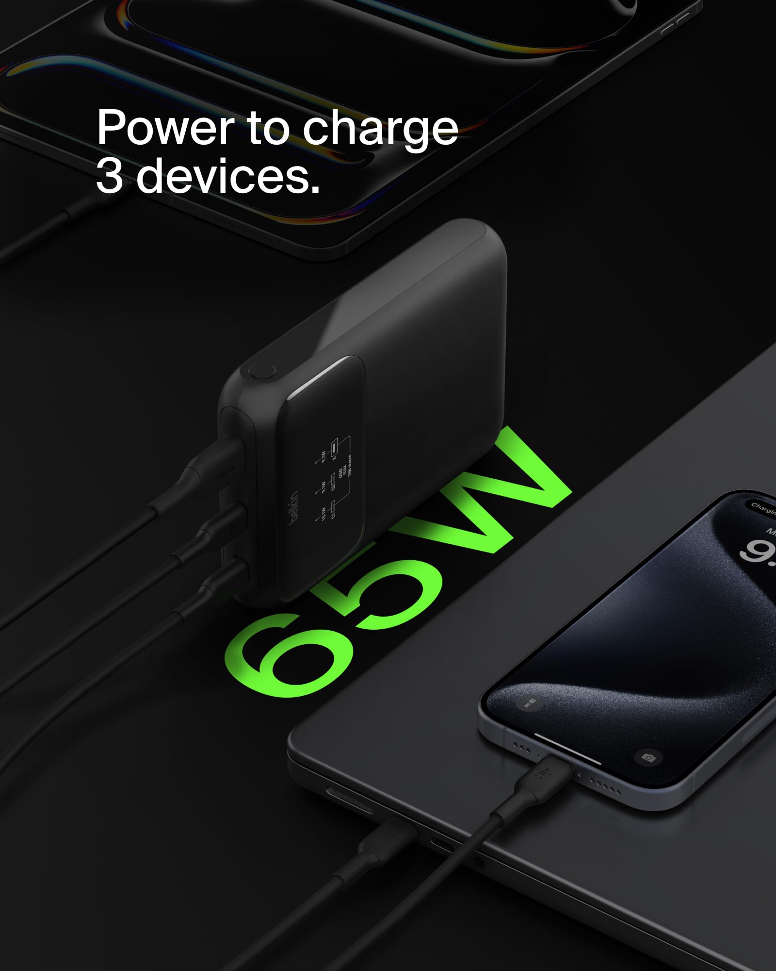 belkin-boostcharge-laptop-power-bank-20000mah-65w-mit-3-usb-ports-schwarz image 4
