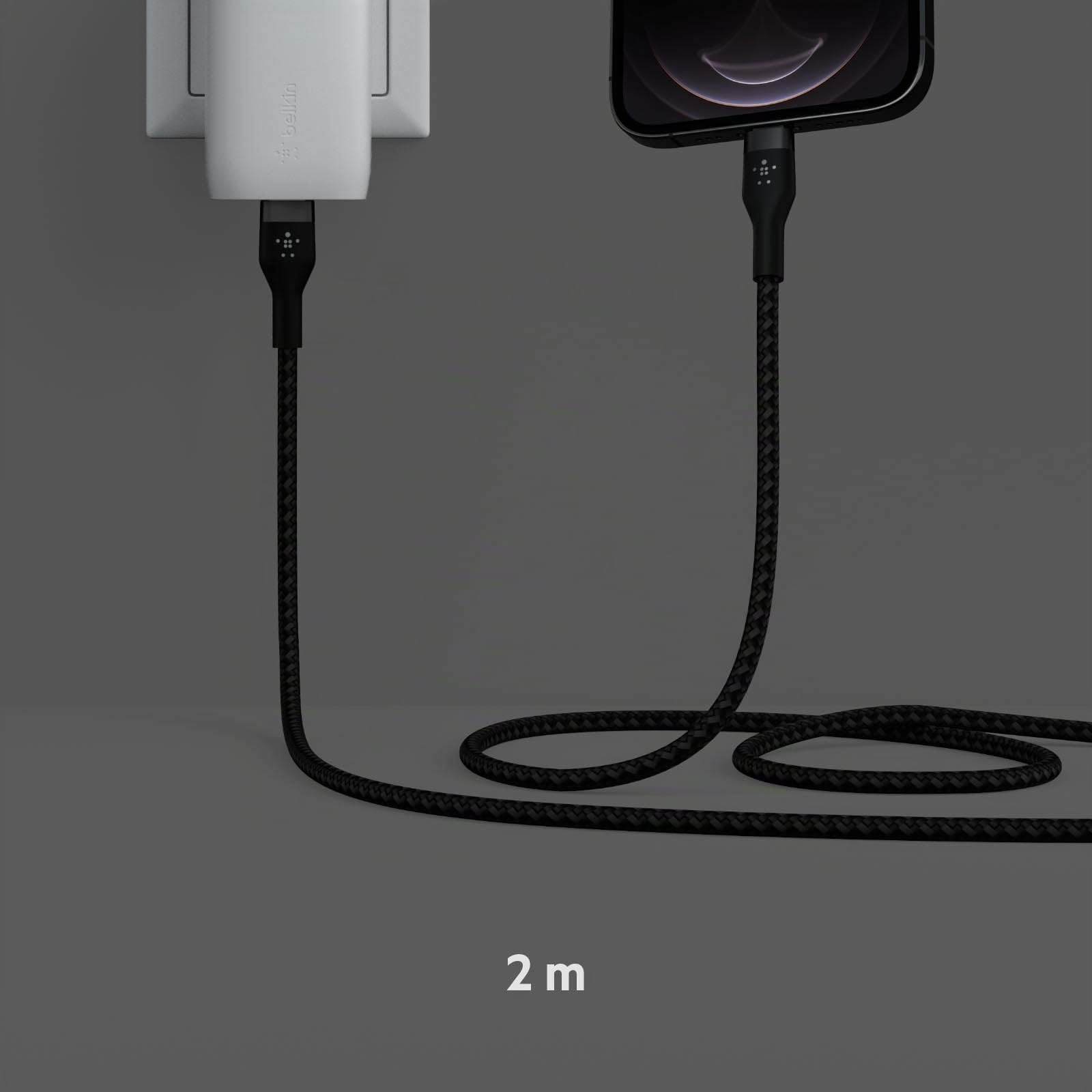 belkin-boostcharge-pro-flex-usb-c-auf-lightning-kabel-2-m-schwarz-20w image 6