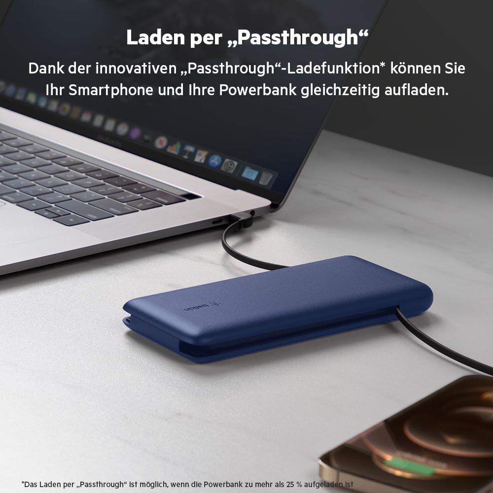belkin-boostcharge-plus-10k-powerbank-10-000-mah-mit-lightning-usb-c-kabel-blau image 3