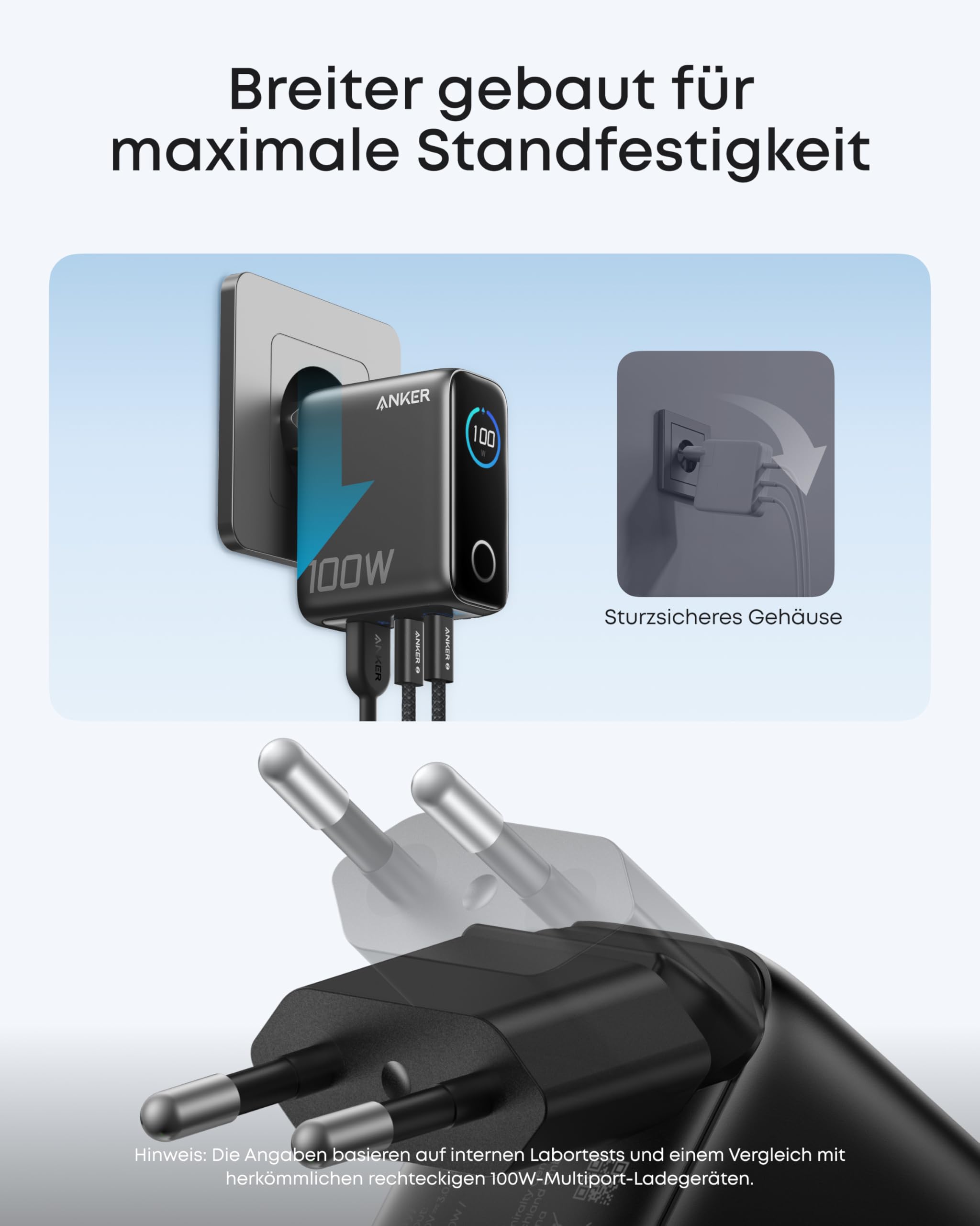 anker-100w-usb-c-ladeger-t-3-port-gan-mit-smart-display image 5
