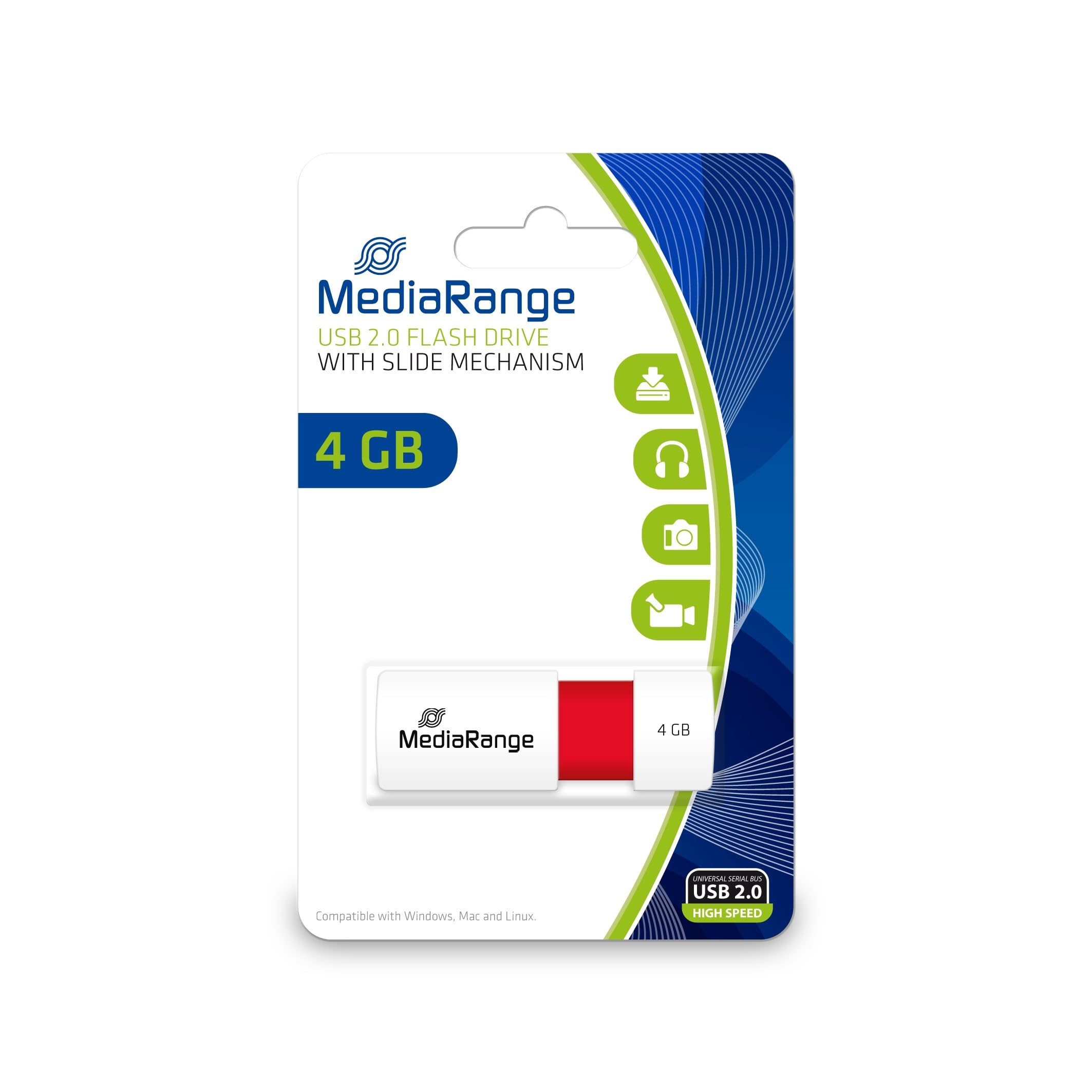 mediarange-usb-stick-color-edition-usb-2-0-4gb-rot image 2