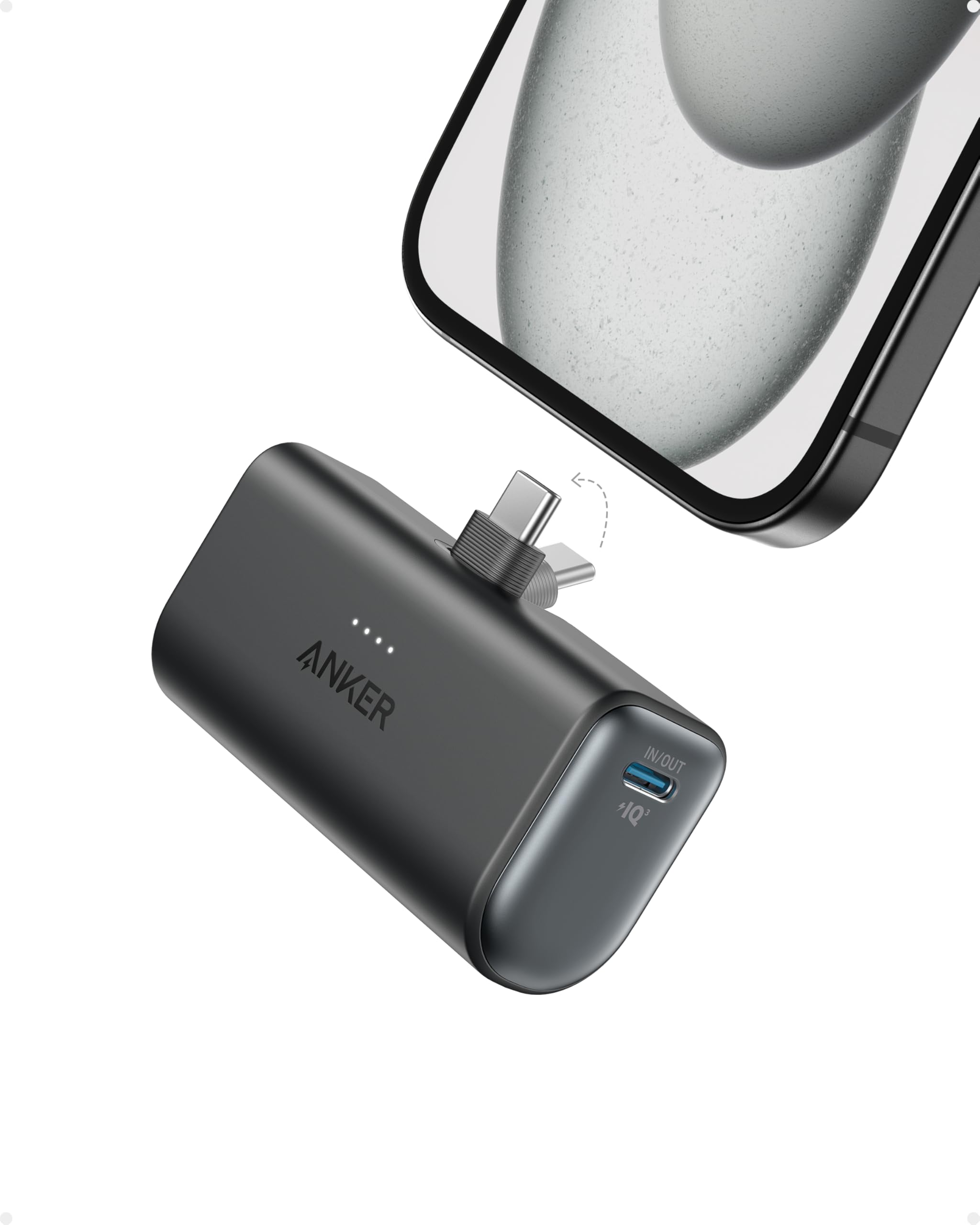 anker-nano-powerbank-5000mah-22-5w-mit-faltbarem-usb-c-stecker-schwarz image 1