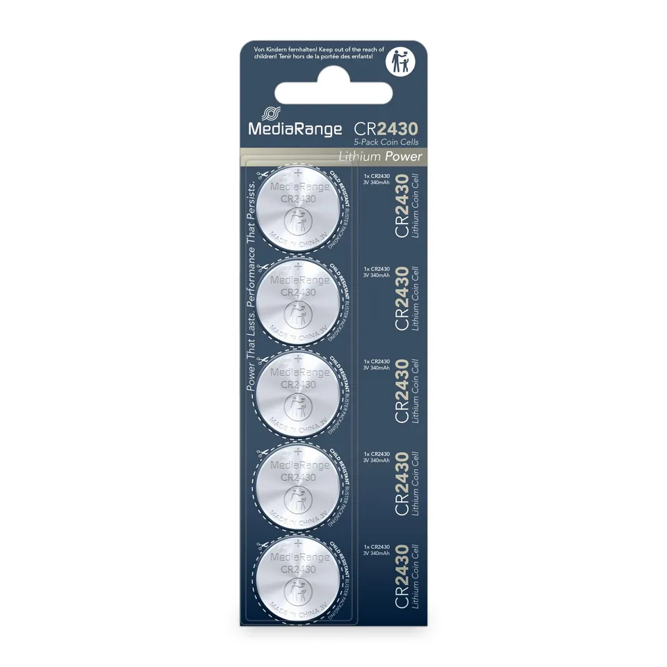 mediarange-lithium-knopfzellen-cr2430-3v-5er-pack image 1