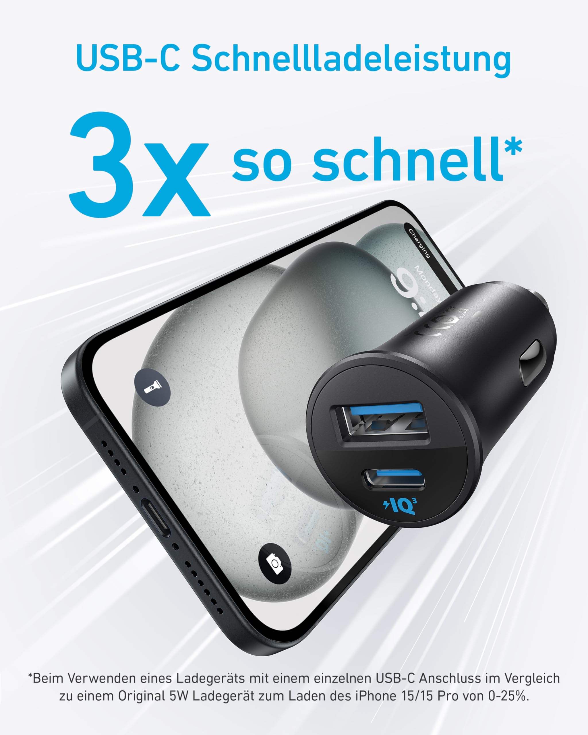 anker-usb-c-kfz-ladeger-t-30w-2-port-mit-poweriq-3-0-f-r-iphone-und-samsung image 2