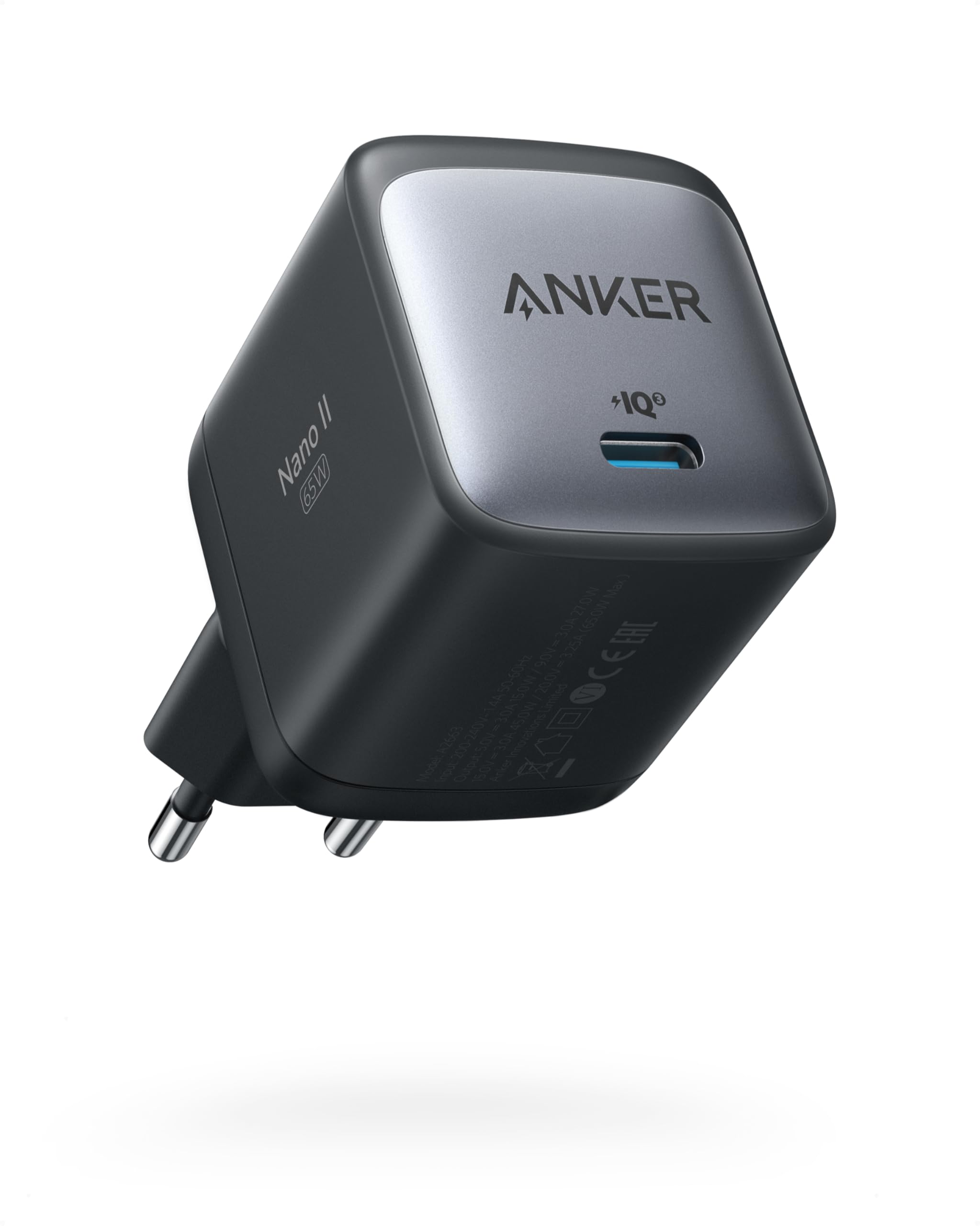 anker-nano-ii-65w-usb-c-ladeger-t-gan-ii-schwarz image 1