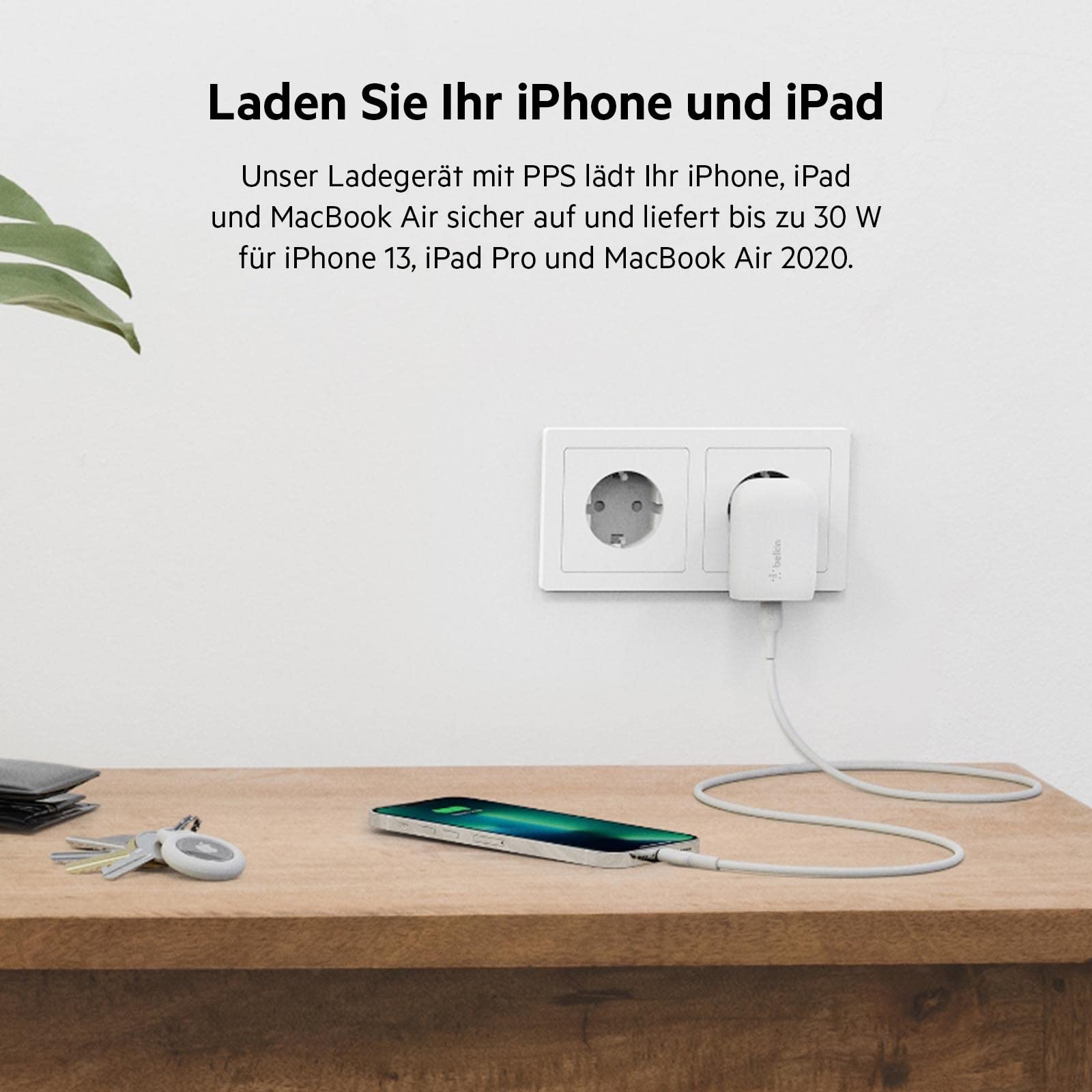 belkin-30w-usb-c-ladeger-t-mit-usb-c-kabel-pps-pd-3-0 image 7