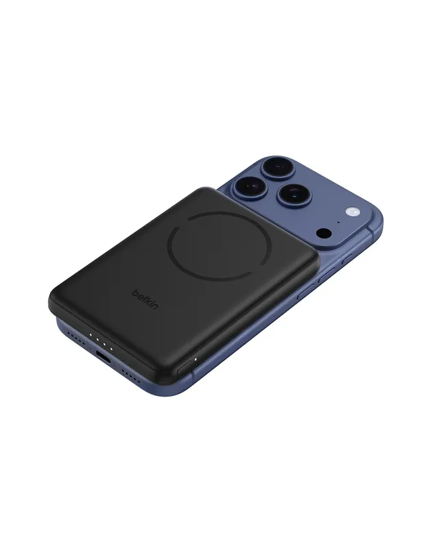 belkin-boostcharge-power-bank-5000mah-magnetisch-qi2-15w-schwarz image 1