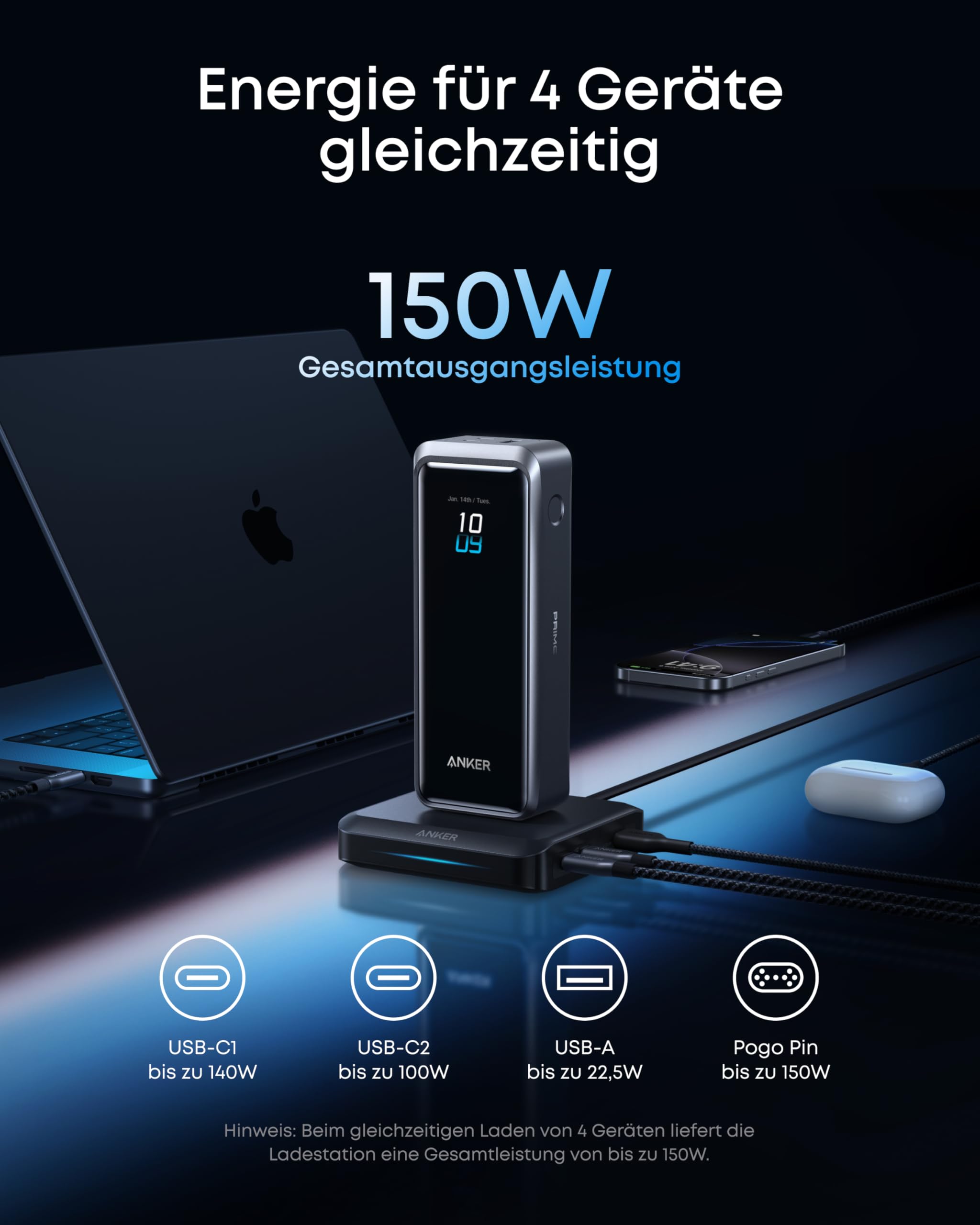 anker-prime-ladebasis-150w-3-ports-dock-f-r-prime-powerbank image 3