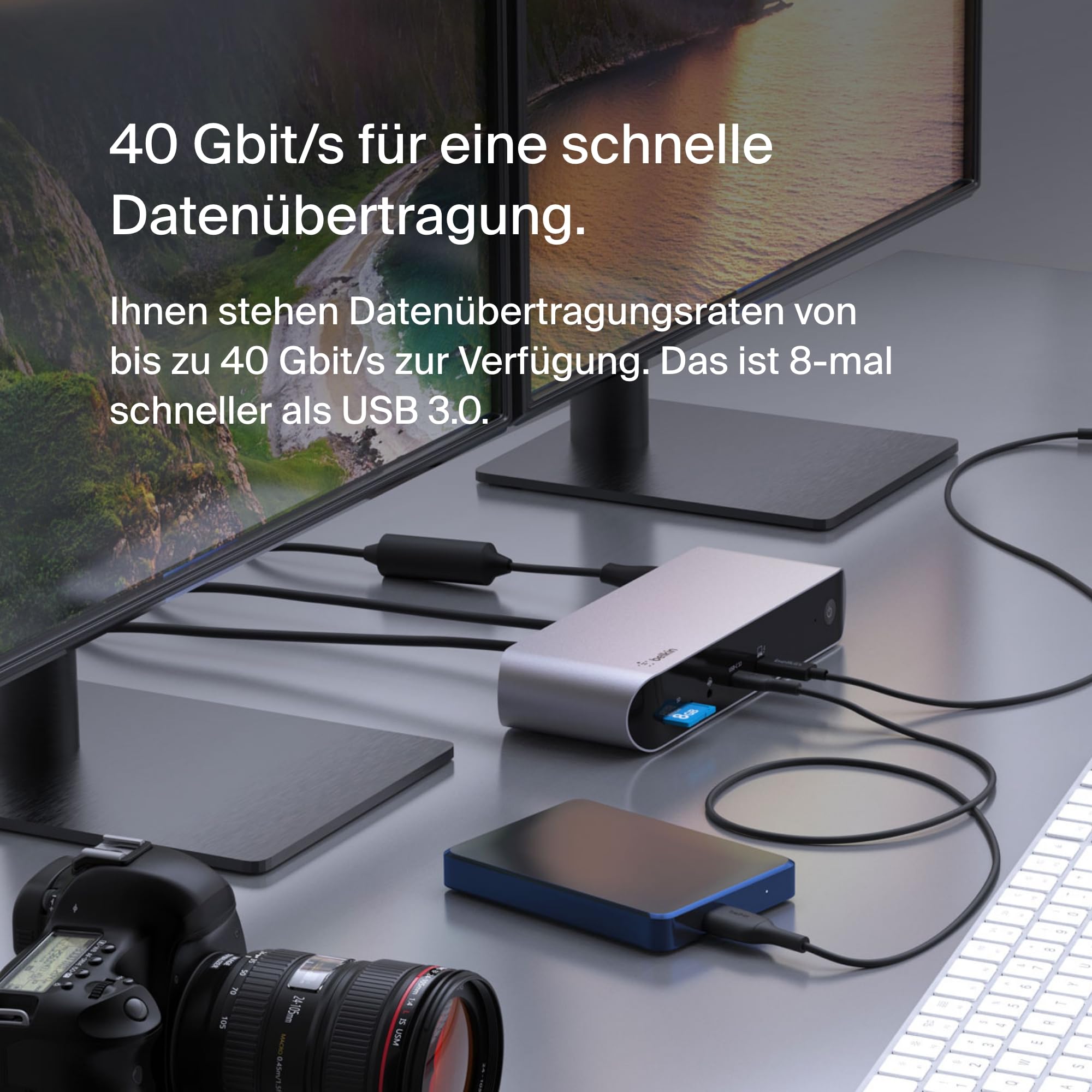belkin-thunderbolt-4-dock-pro-dockingstation-12-port-90w-schwarz image 4