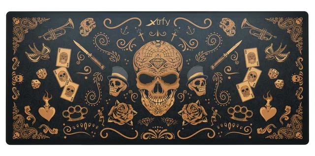 cherry-xtrfy-gp5-gaming-mauspad-xl-920x400x3mm-calavera-edition image 1