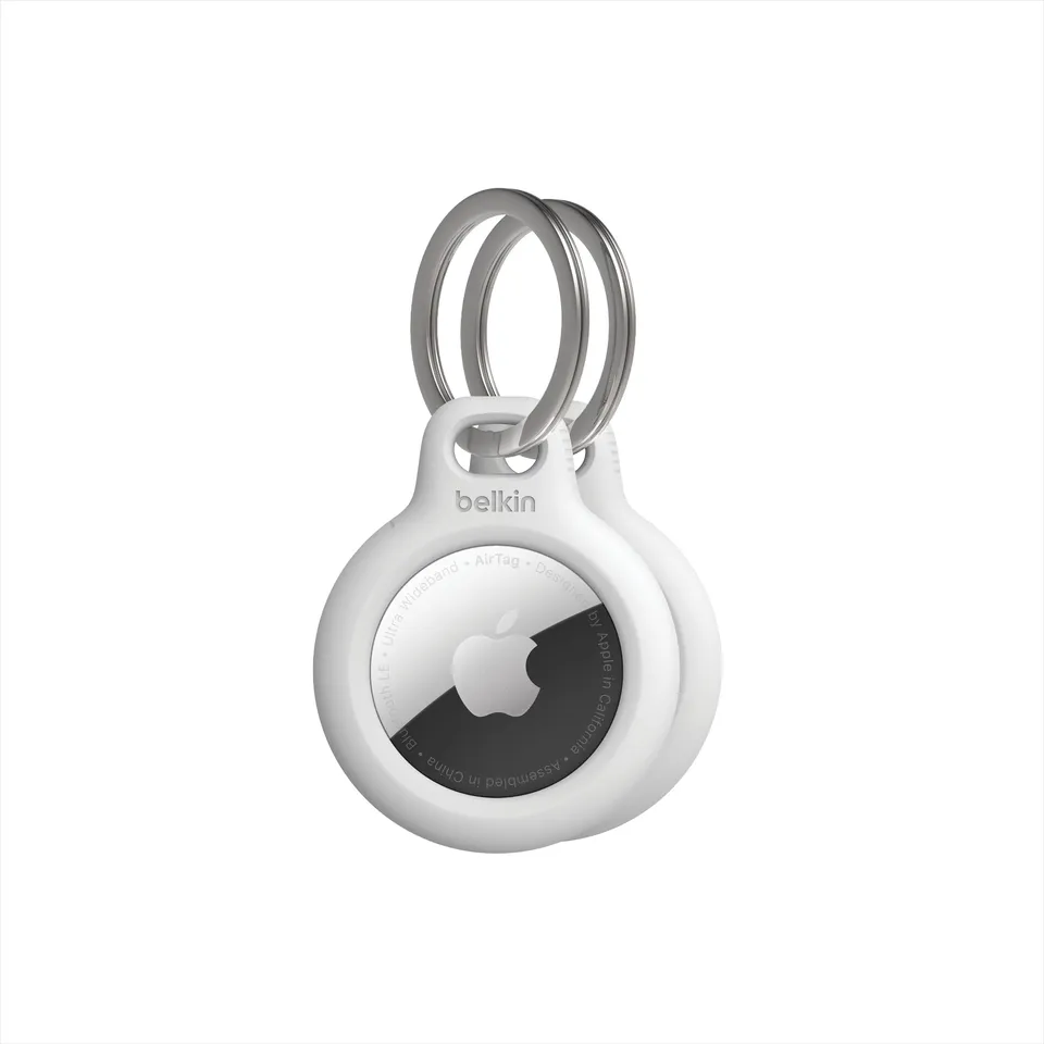 belkin-airtag-h-lle-secure-holder-mit-schl-sselanh-nger-wei-2er-pack image 1