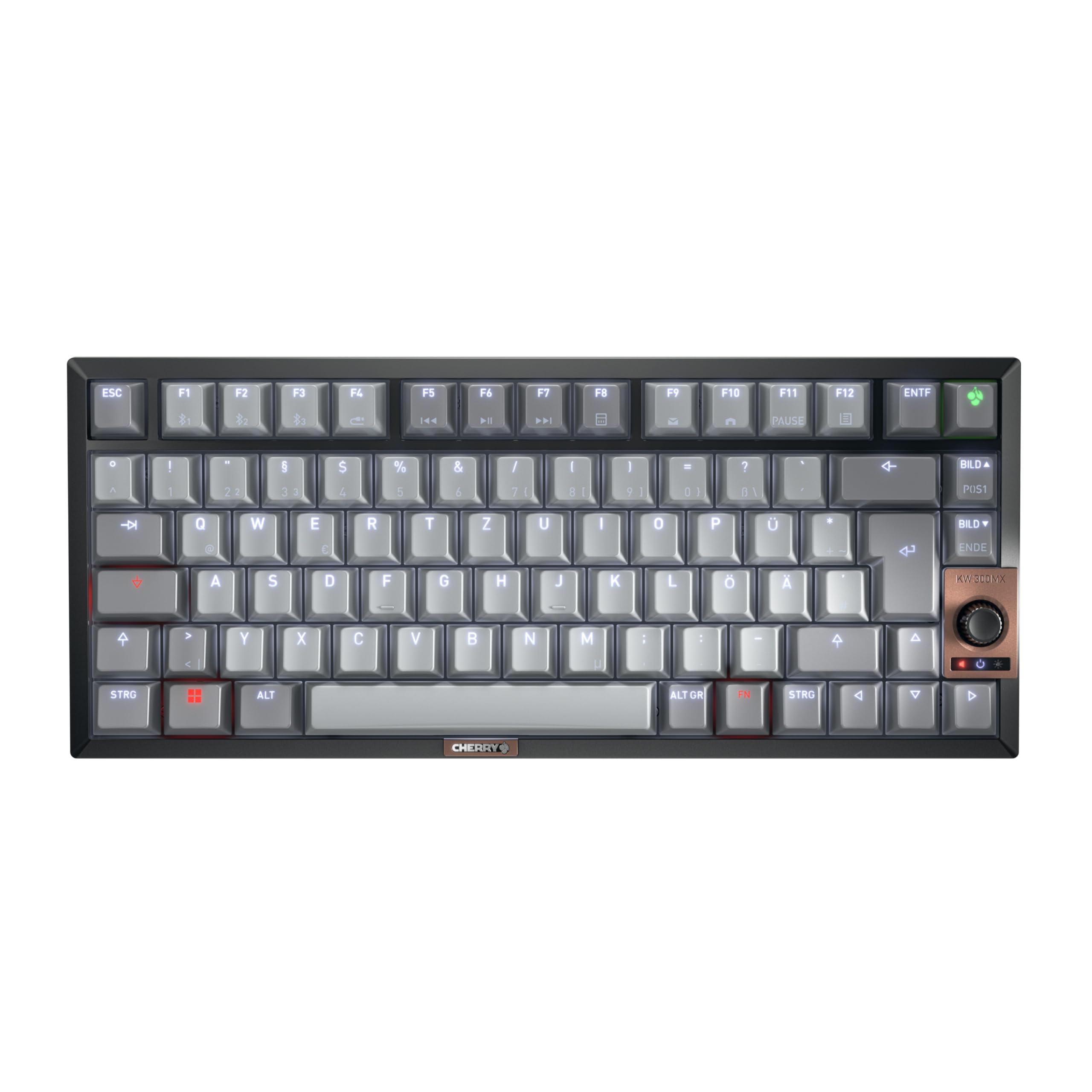 cherry-kw-300-mx-mechanische-hot-swap-tastatur-qwertz-mx2a-brown-schwarz image 1