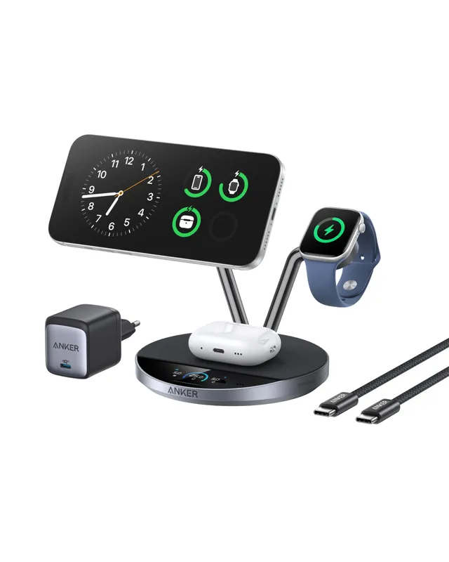 anker-prime-3-in-1-magsafe-ladestation-qi2-25w-mit-display image 1