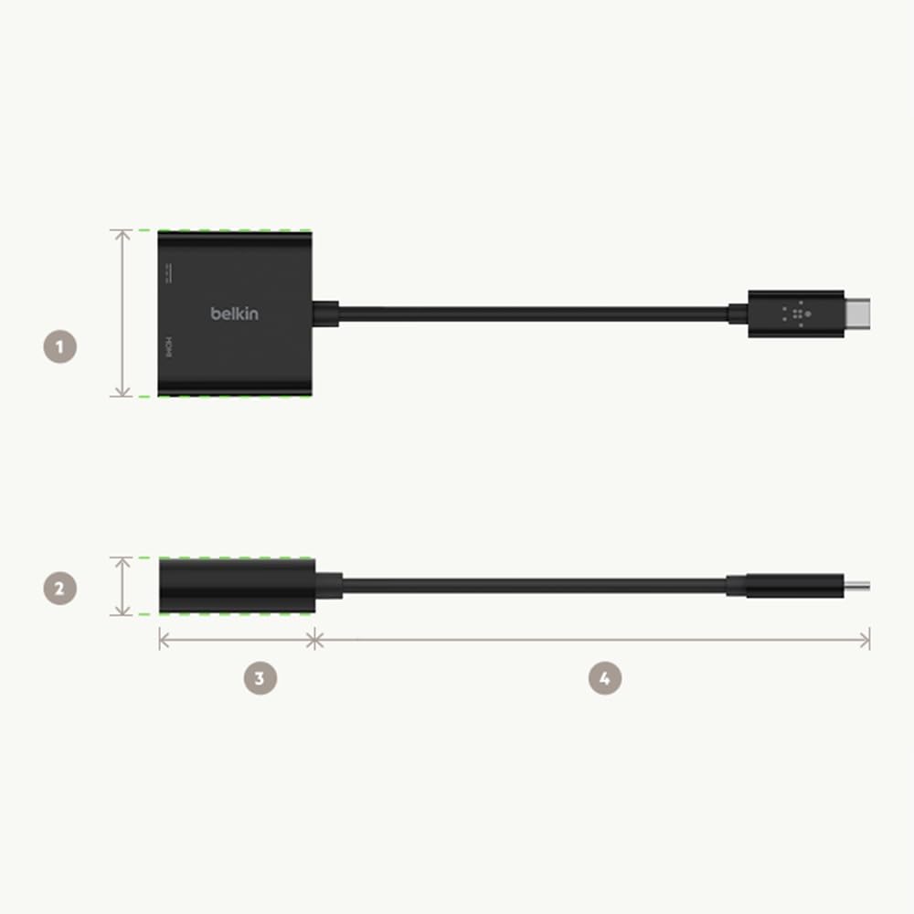 belkin-usb-c-zu-hdmi-adapter-mit-60w-lade-passthrough-4k-schwarz image 6