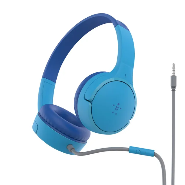 belkin-soundform-mini-on-ear-kinderkopfh-rer-mit-kabel-3-5mm-blau image 1