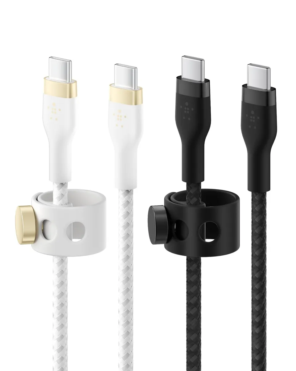 belkin-boostcharge-pro-flex-usb-c-auf-usb-c-kabel-1m-2er-pack-schwarz-wei image 1