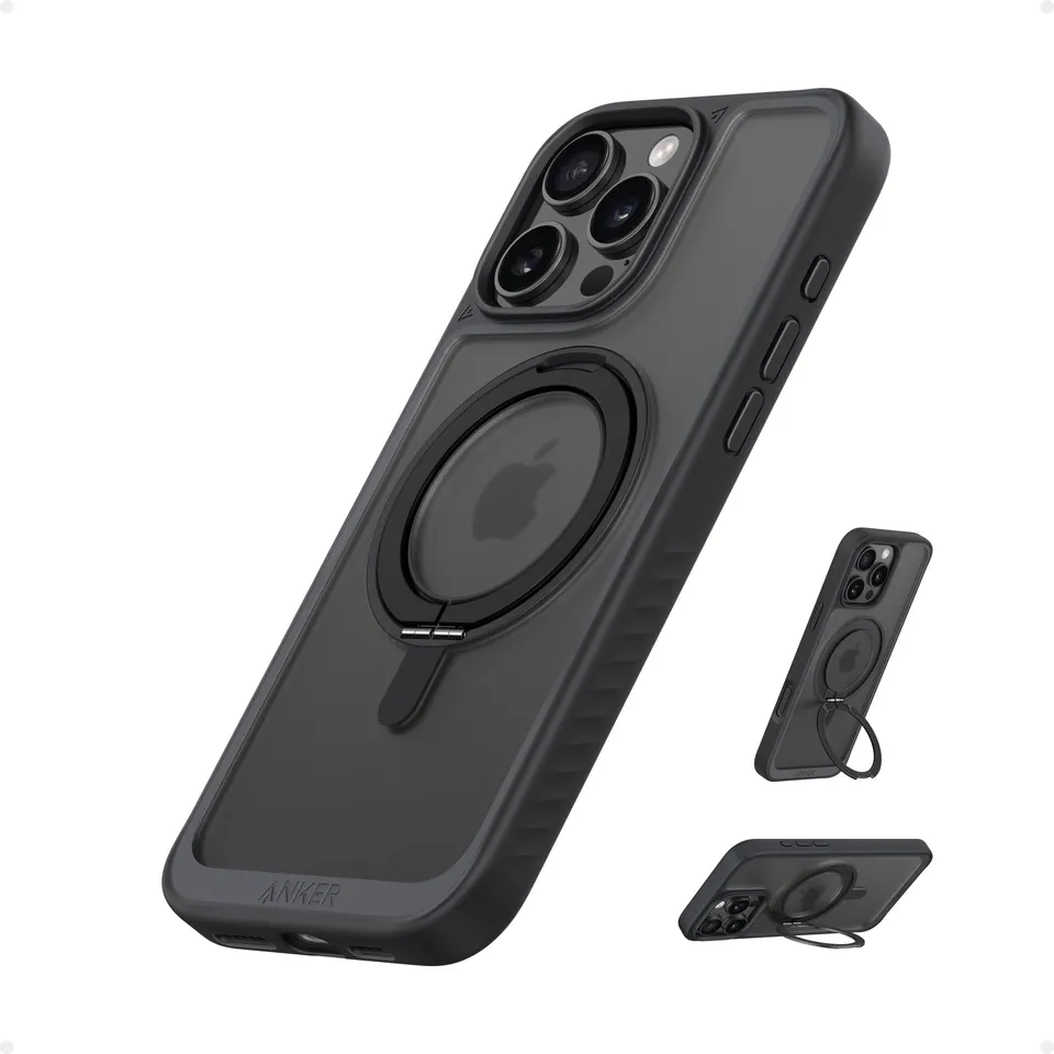 anker-ultra-magnetic-case-iphone-16-pro-max-mit-360-ring-stand-schwarz image 1