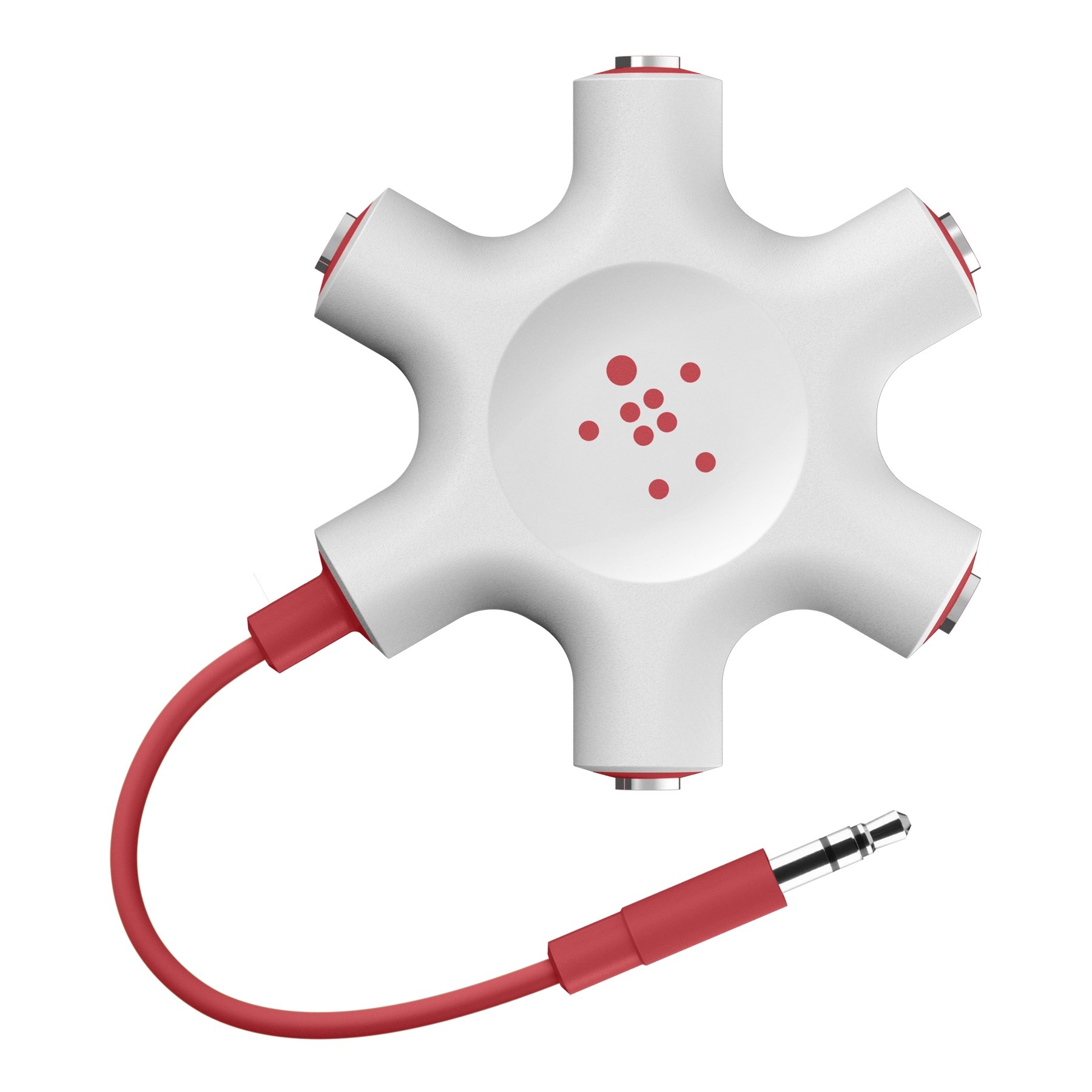 belkin-rockstar-f8z274bt-5-fach-kopfh-rer-splitter-3-5-mm-gr-n-wei image 6