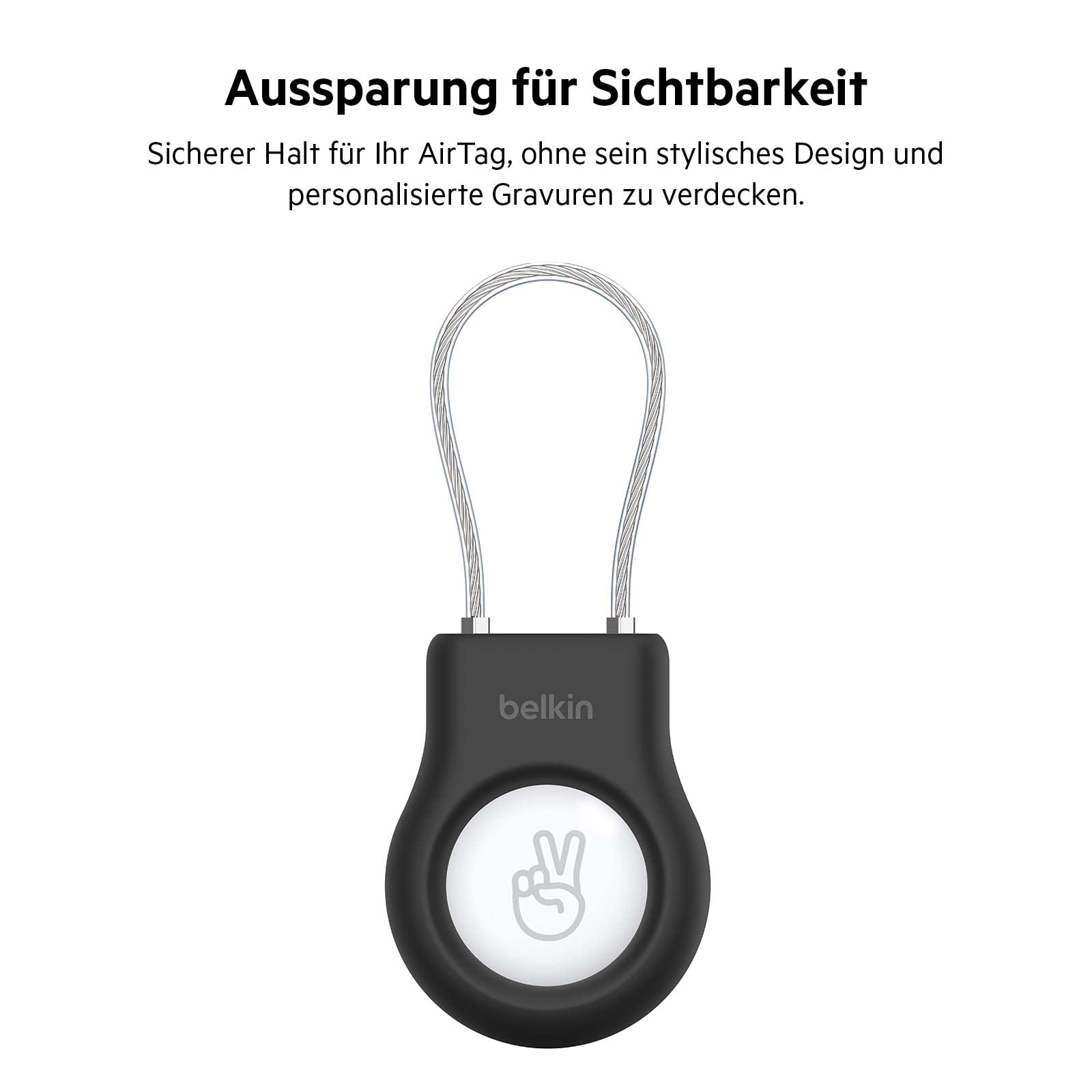 belkin-airtag-secure-holder-mit-drahtseil-schwarz image 5