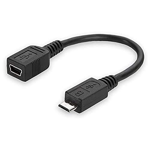 belkin-f3s005cp-usb-mini-5-pin-zu-micro-usb-adapter-schwarz image 2
