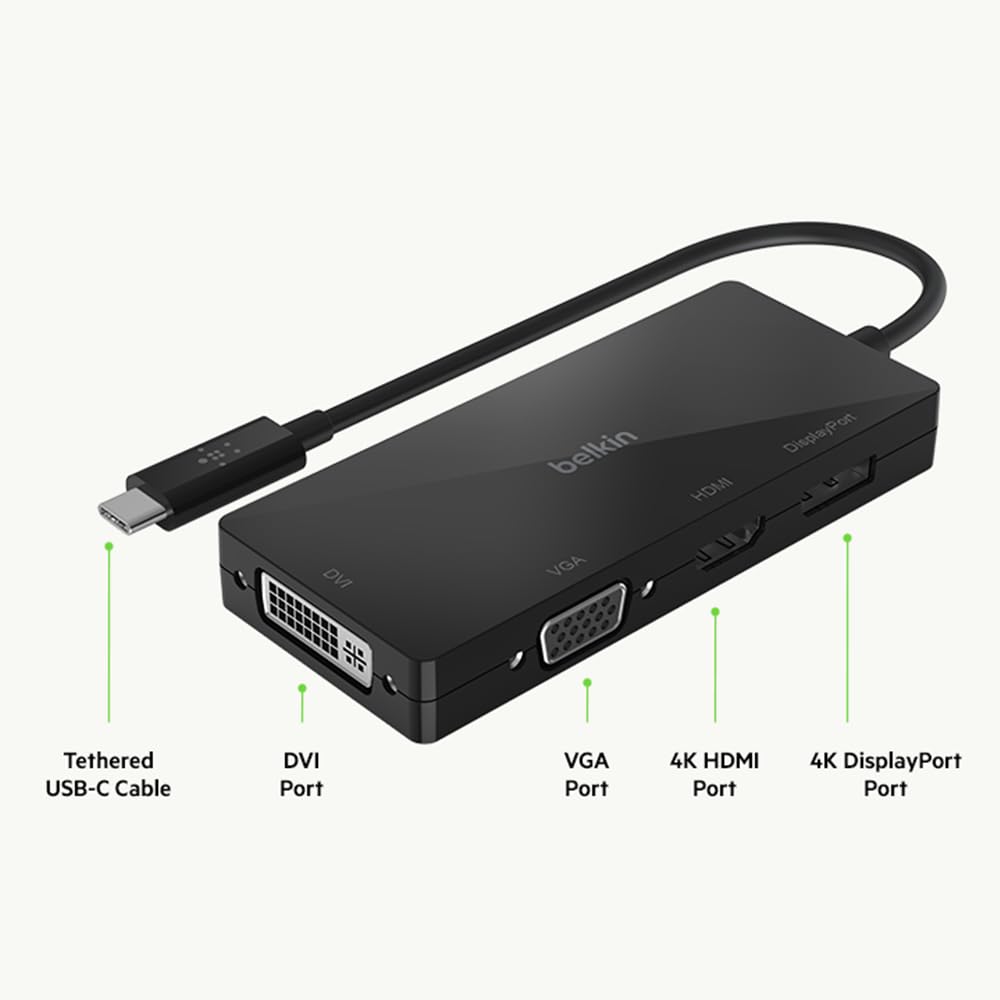 belkin-usb-c-4-in-1-video-adapter-hdmi-vga-dvi-displayport image 4