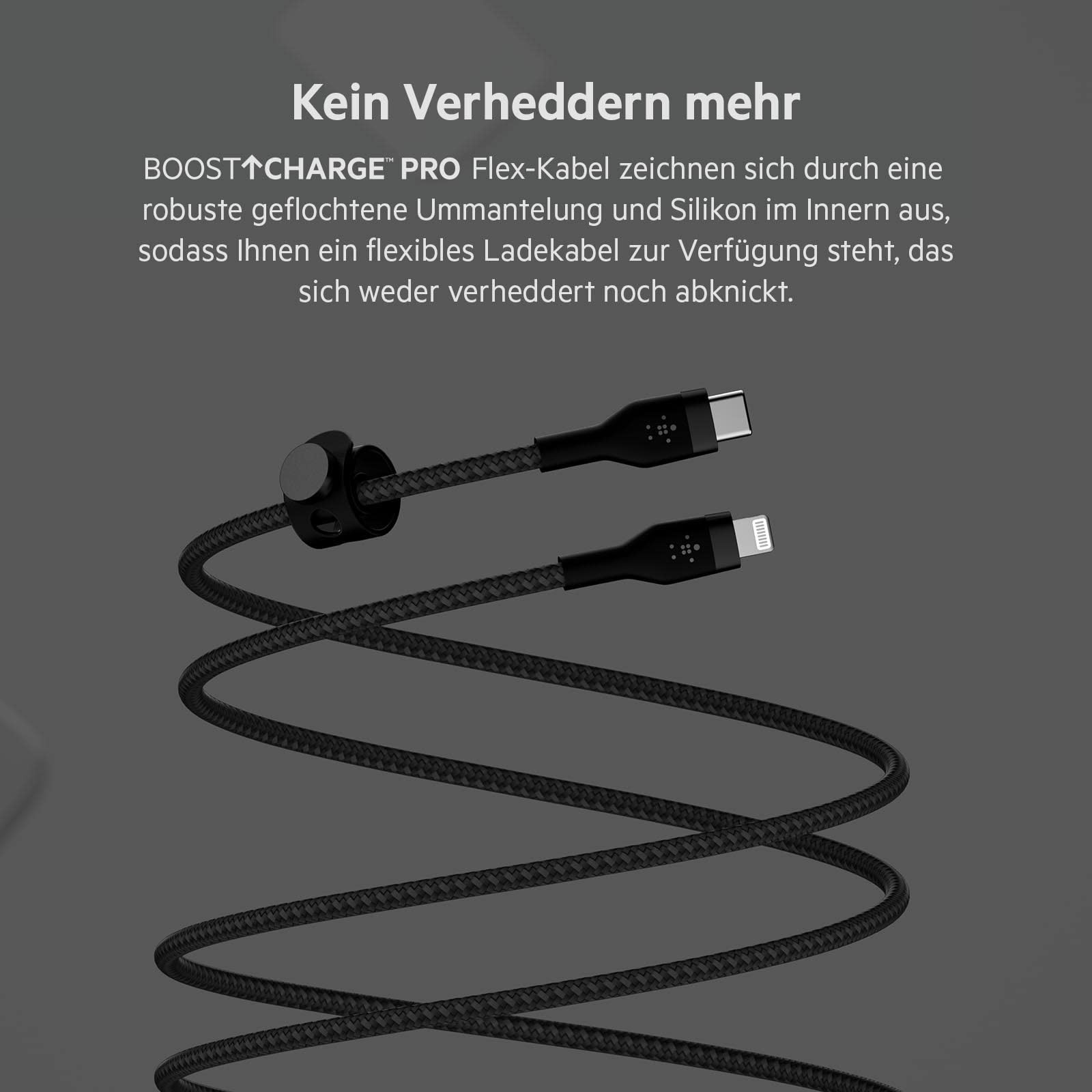 belkin-boostcharge-pro-flex-usb-c-auf-lightning-kabel-2-m-schwarz-20w image 4