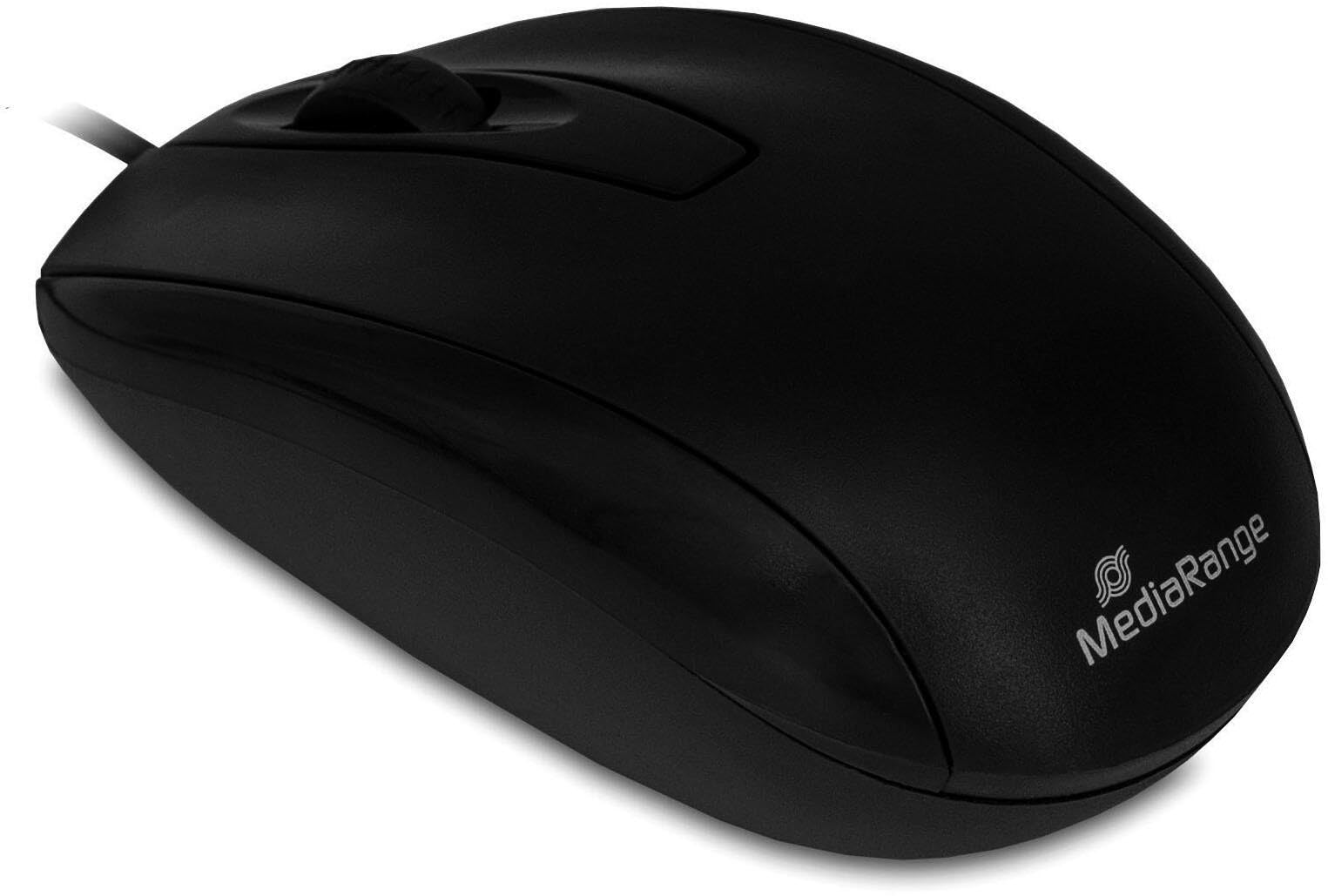 mediarange-usb-maus-3-tasten-1000-dpi-symmetrisch-schwarz image 1