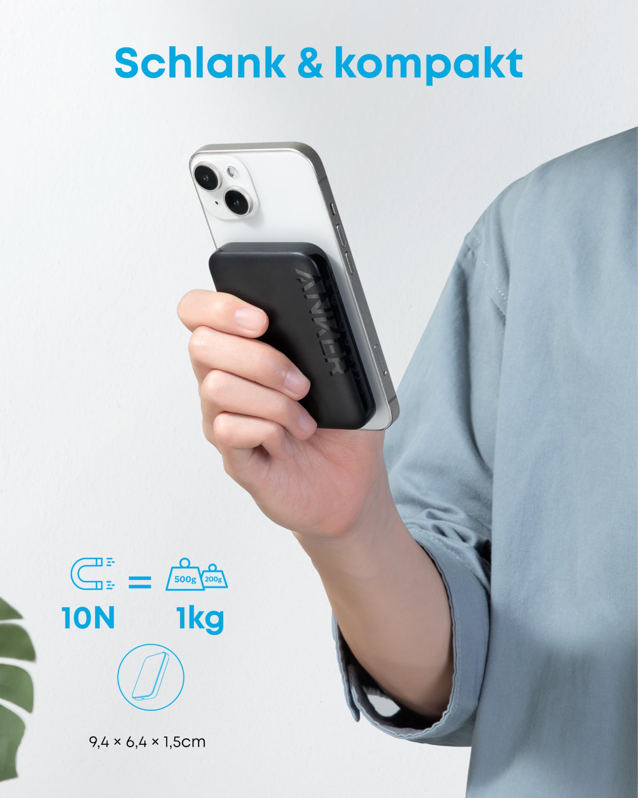 anker-321-magnetic-powerbank-5000mah-schwarz image 2