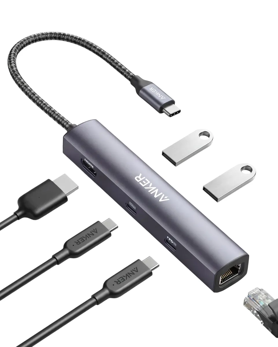 anker-powerexpand-6-in-1-usb-c-hub-65w-pd-4k-hdmi-ethernet image 1