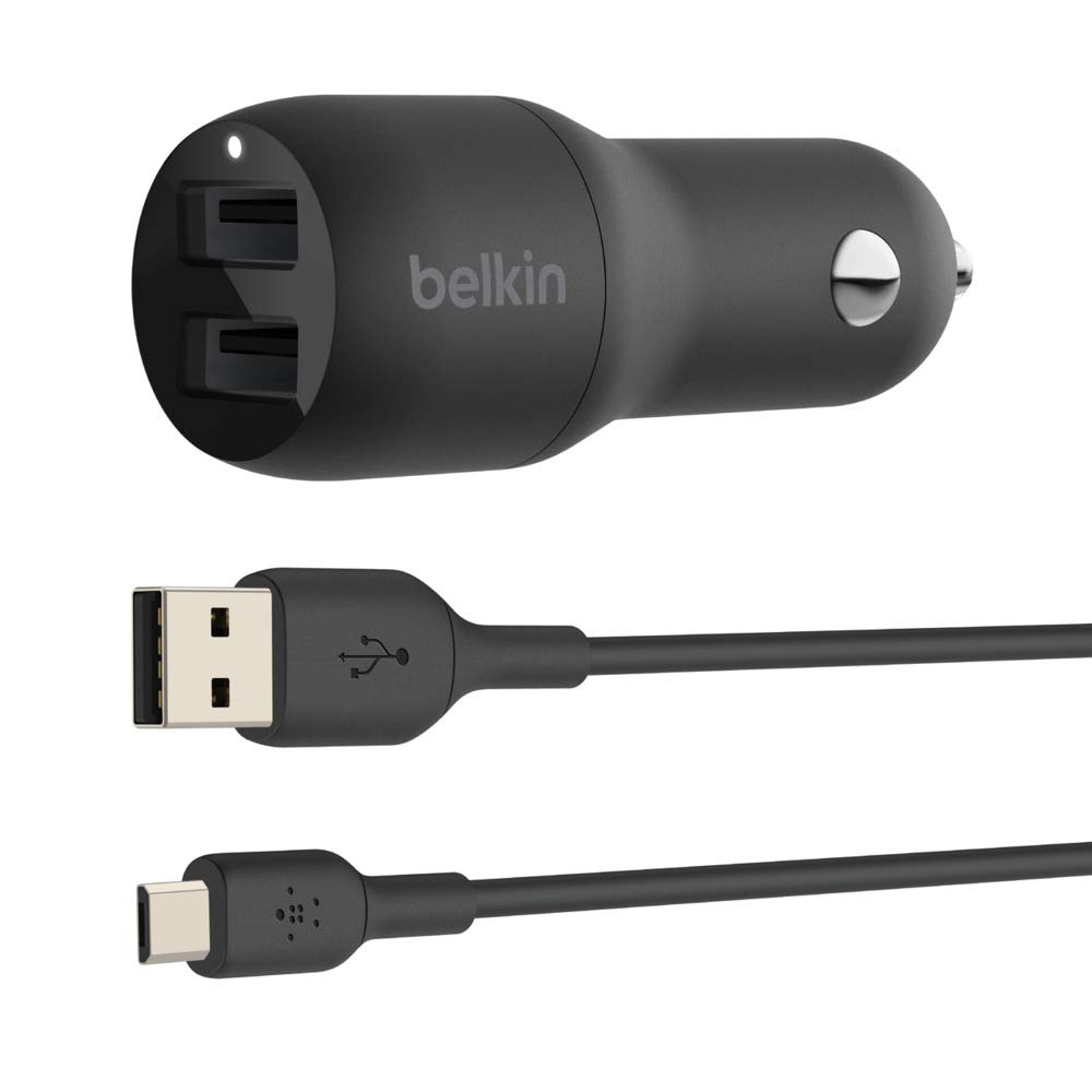 belkin-boostcharge-usb-a-kfz-ladeger-t-24w-2-port-mit-lightning-kabel image 2