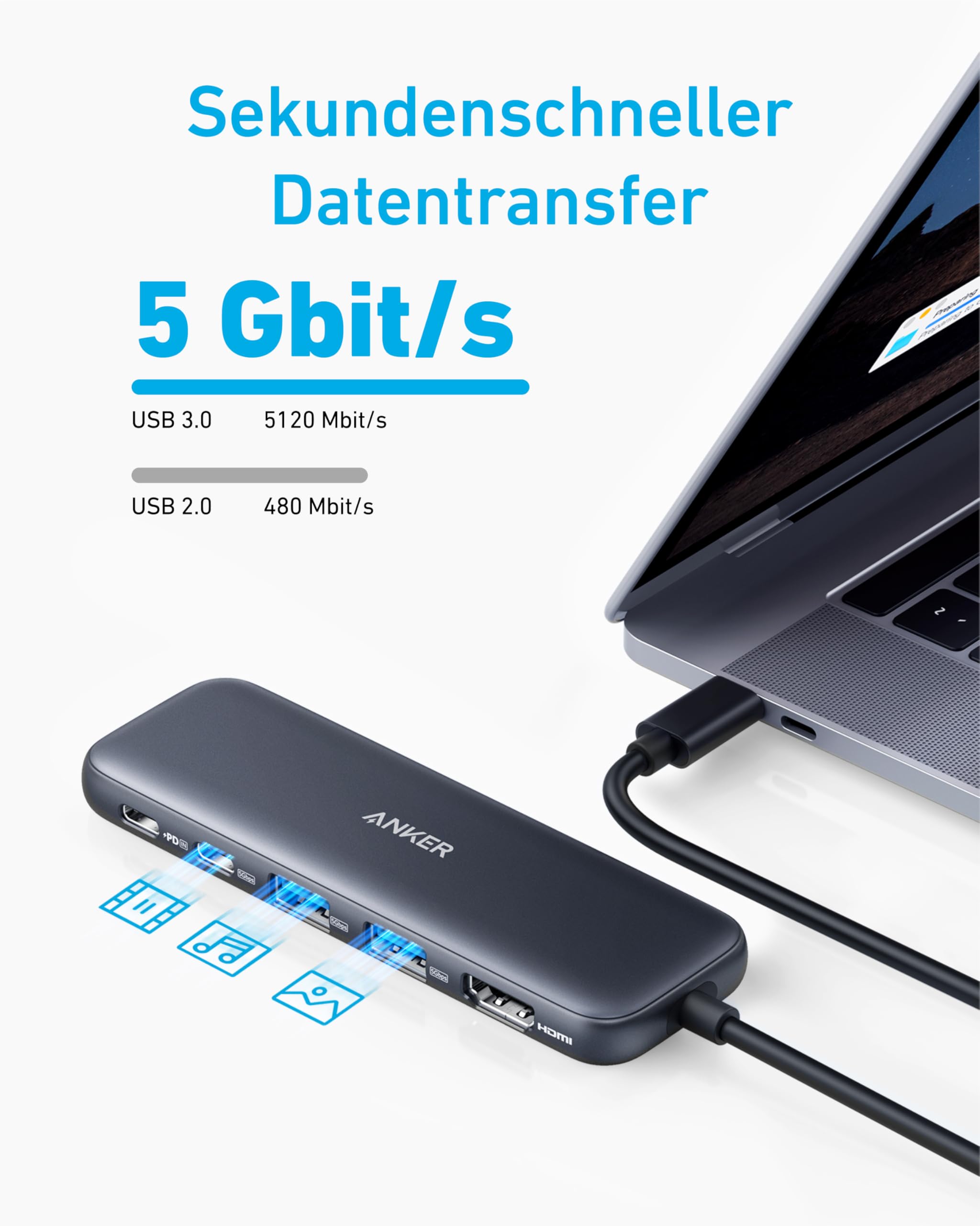 anker-332-usb-c-hub-5-in-1-schwarz image 5