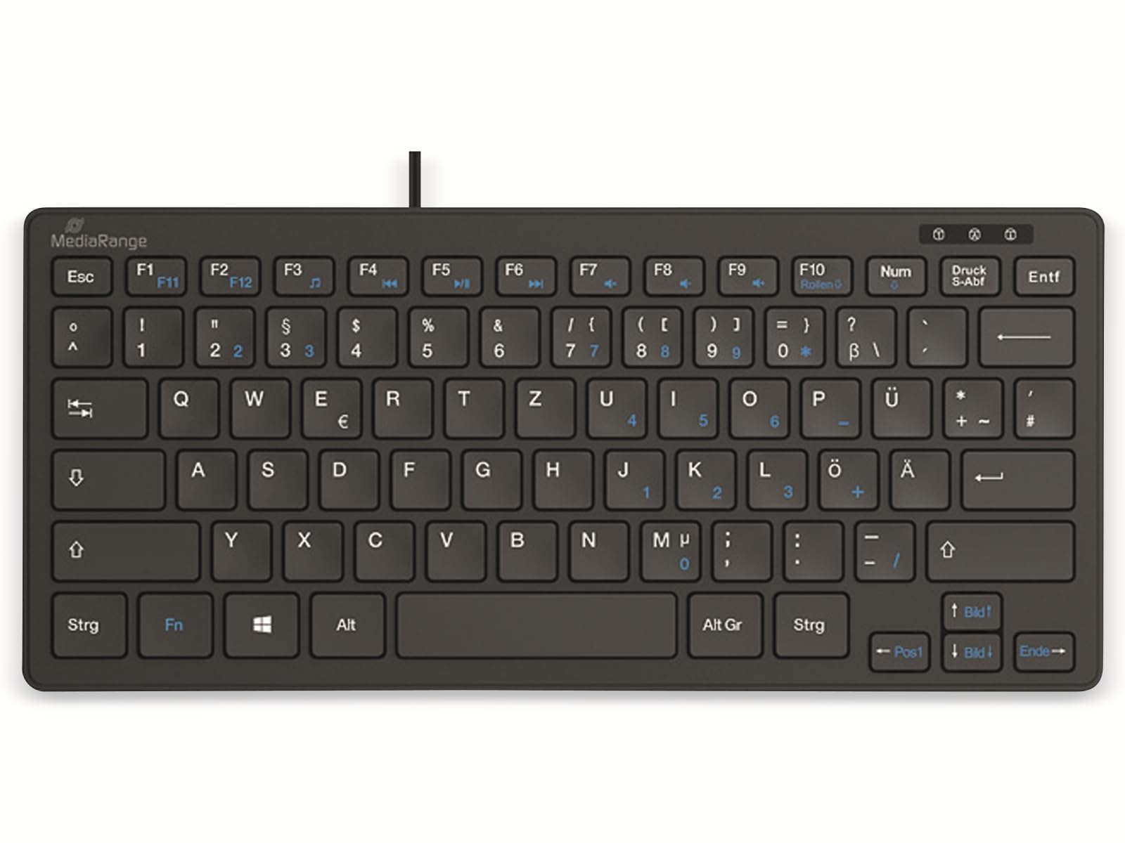 mediarange-kabelgebundene-tastatur-qwertz-de-at-kompakt-wei image 7