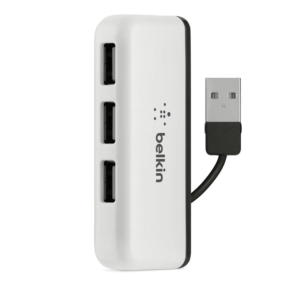 belkin-f4u021bt-usb-2-0-4-port-travel-hub-schwarz-wei image 1