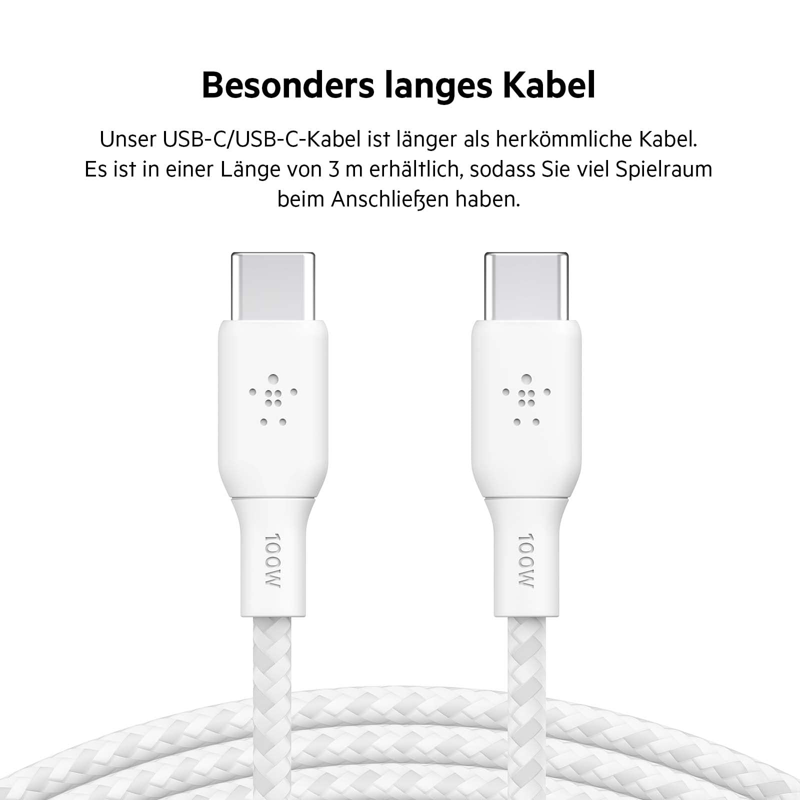 belkin-100w-usb-c-auf-usb-c-kabel-3m-wei-nylon image 7