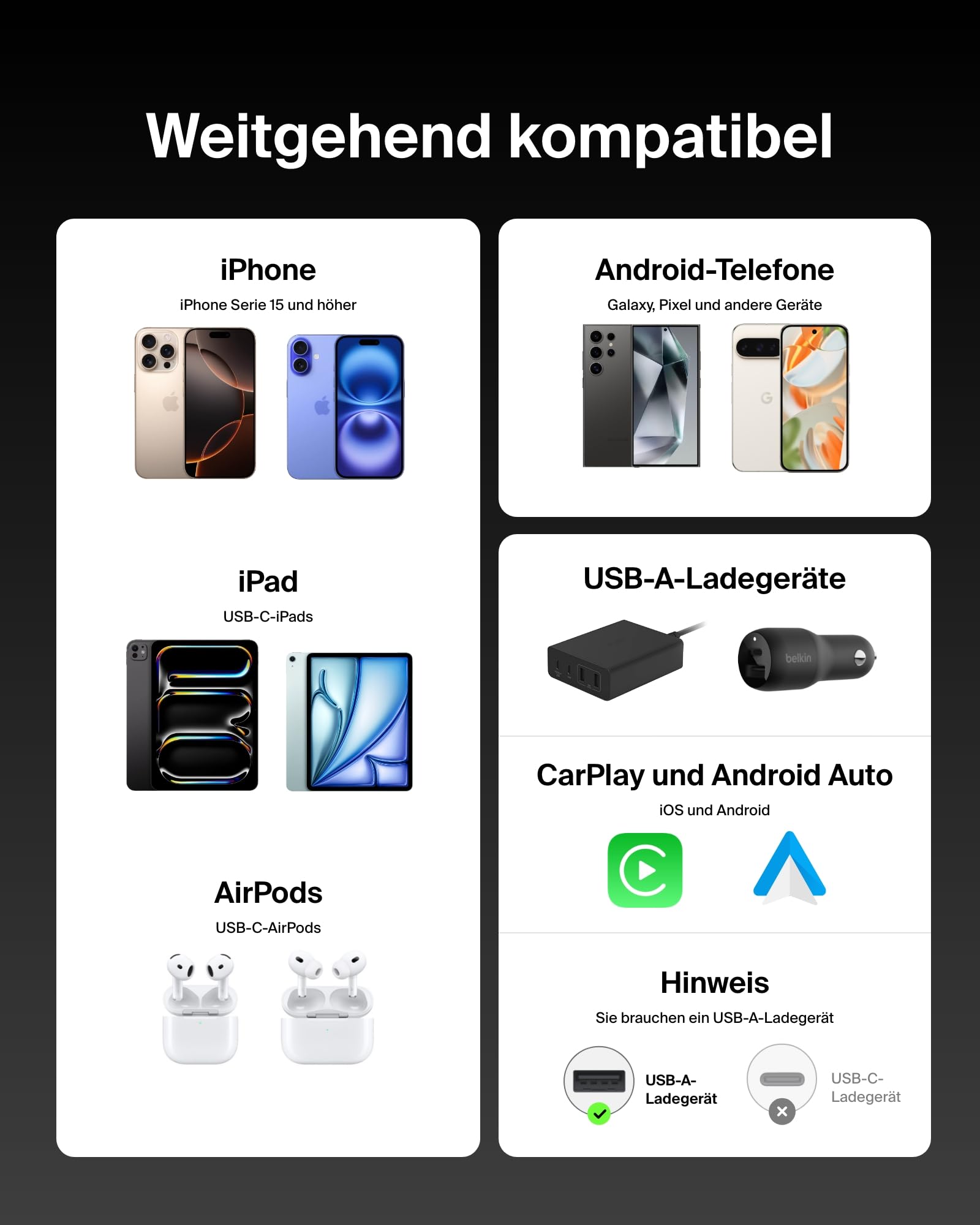belkin-boostcharge-usb-a-auf-usb-c-ladekabel-1-5m-15w-2er-pack-schwarz image 5