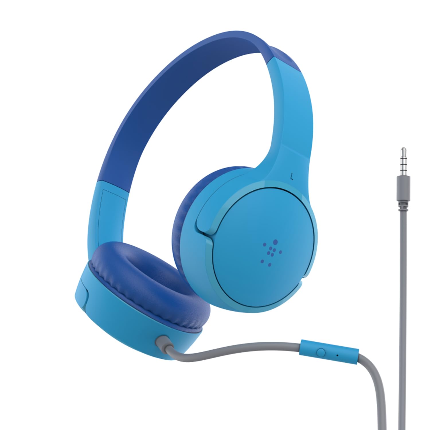belkin-soundform-mini-on-ear-kinderkopfh-rer-mit-kabel-3-5mm-blau image 1