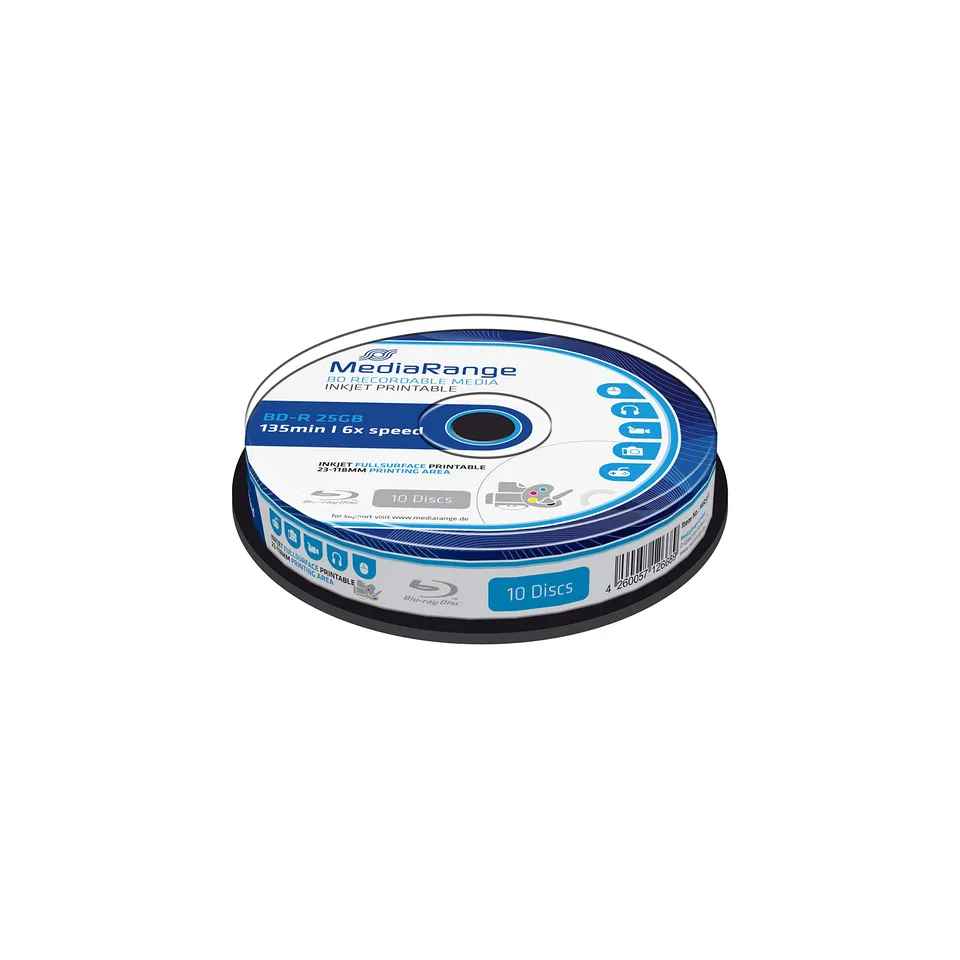 mediarange-bd-r-25gb-10er-pack-6x-inkjet-bedruckbar image 1