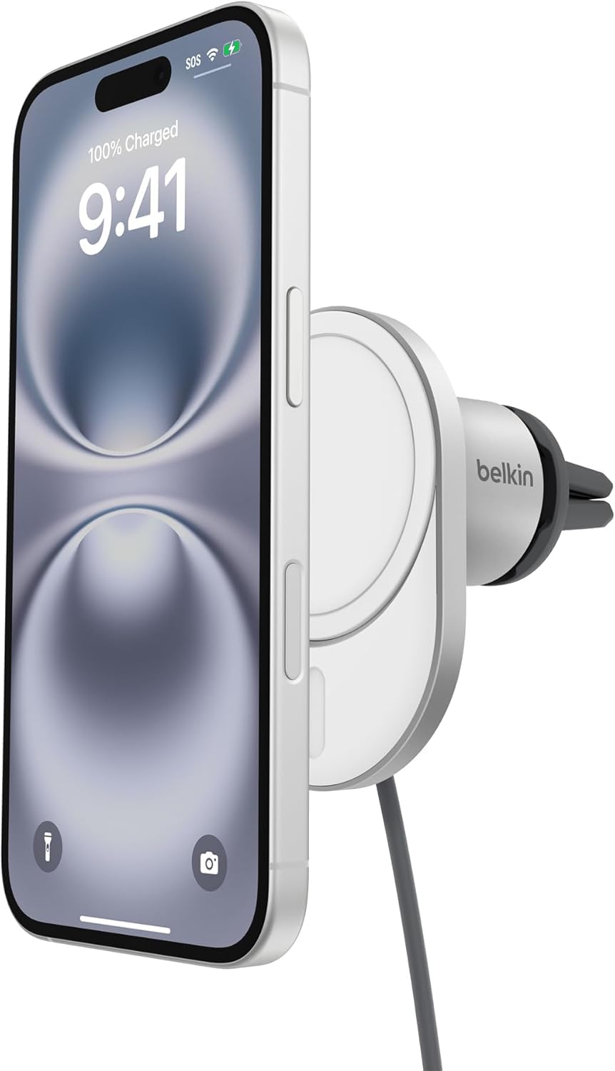 belkin-boostcharge-pro-qi2-magnetisches-kabelloses-kfz-ladeger-t-15w-mit-l-ftung image 1