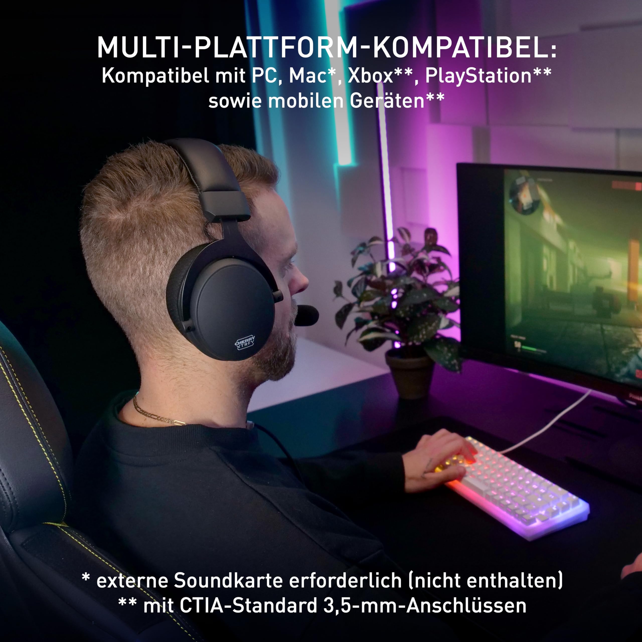 cherry-xtrfy-h2-gaming-headset-schwarz-mit-53-mm-treiber image 6