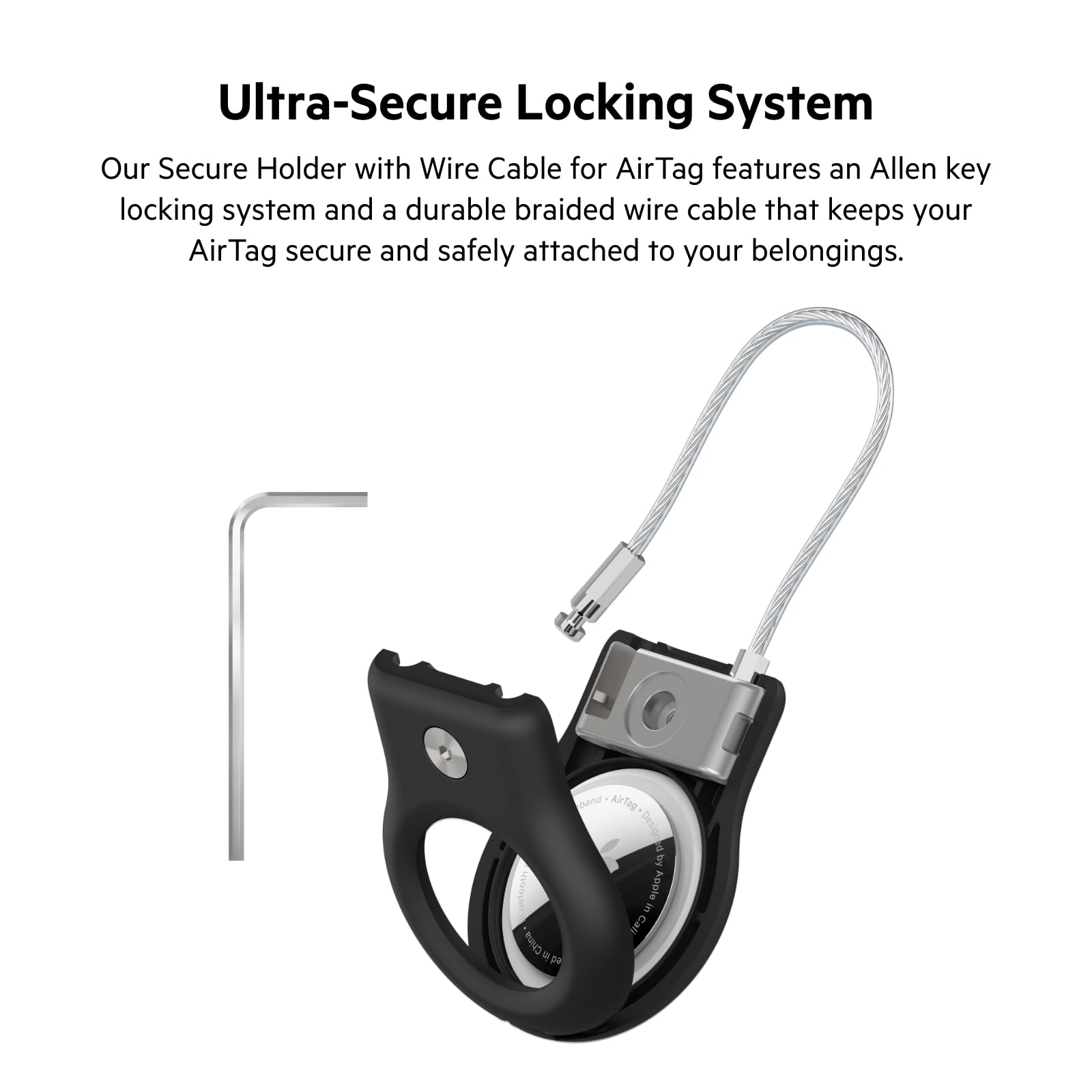 belkin-apple-airtag-secure-holder-mit-schl-sselring-schwarz-4er-pack image 2