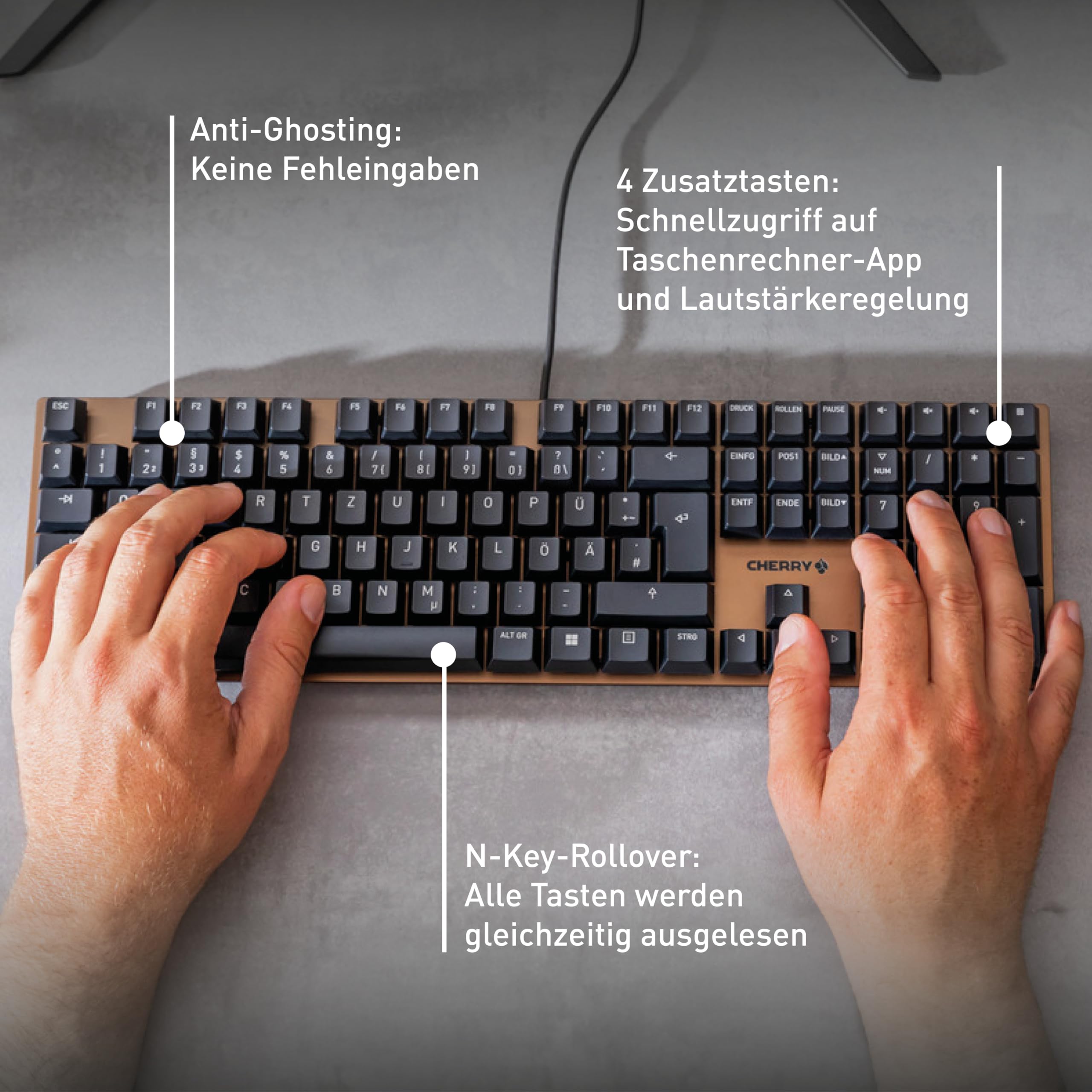 cherry-kc-200-mx-mechanische-office-tastatur-azerty-mx2a-silent-red image 5